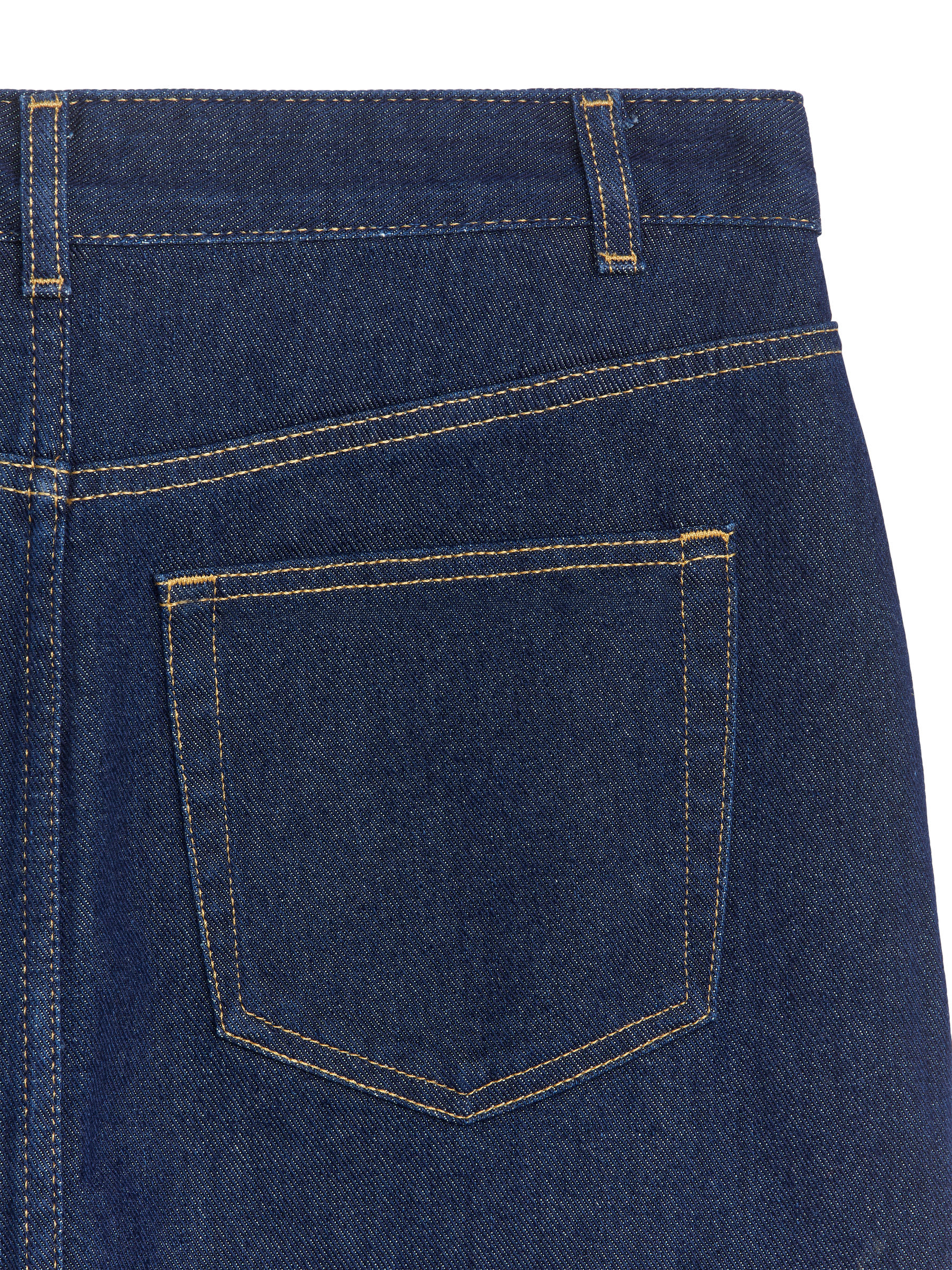 Midi Denim Skirt - Dark Blue - Regular fit - Women - StillMedia/DescriptiveDetail - 1