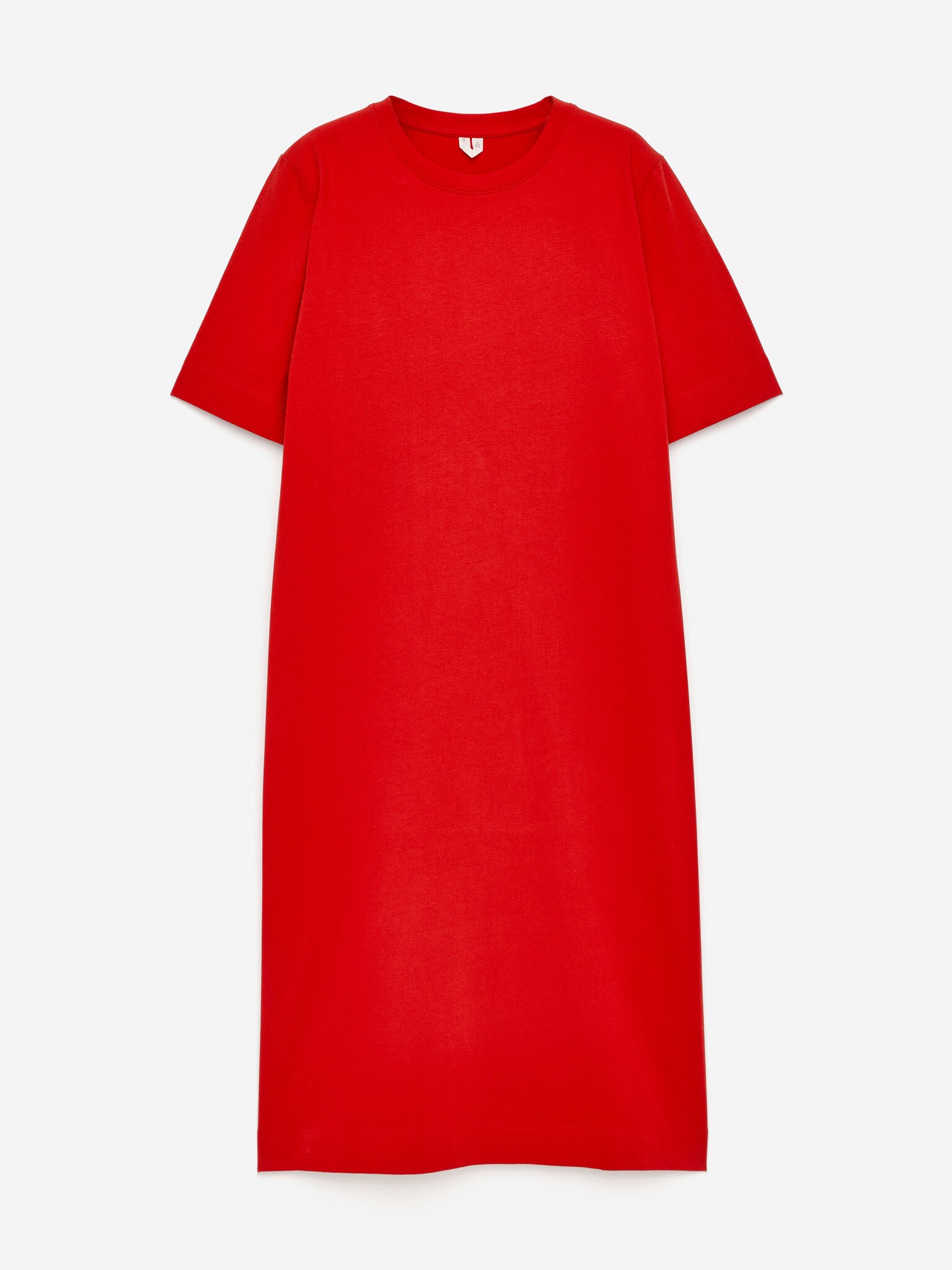 T-Shirt-Kleid - Rot/Schwarz/Dunkelblau/Cremeweiß