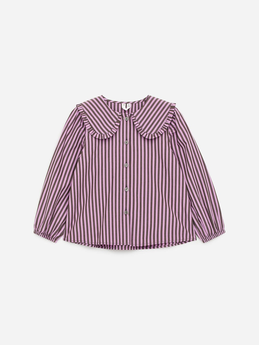ARKET Girls  Frill-Collar Blouse Purple,  size 134
