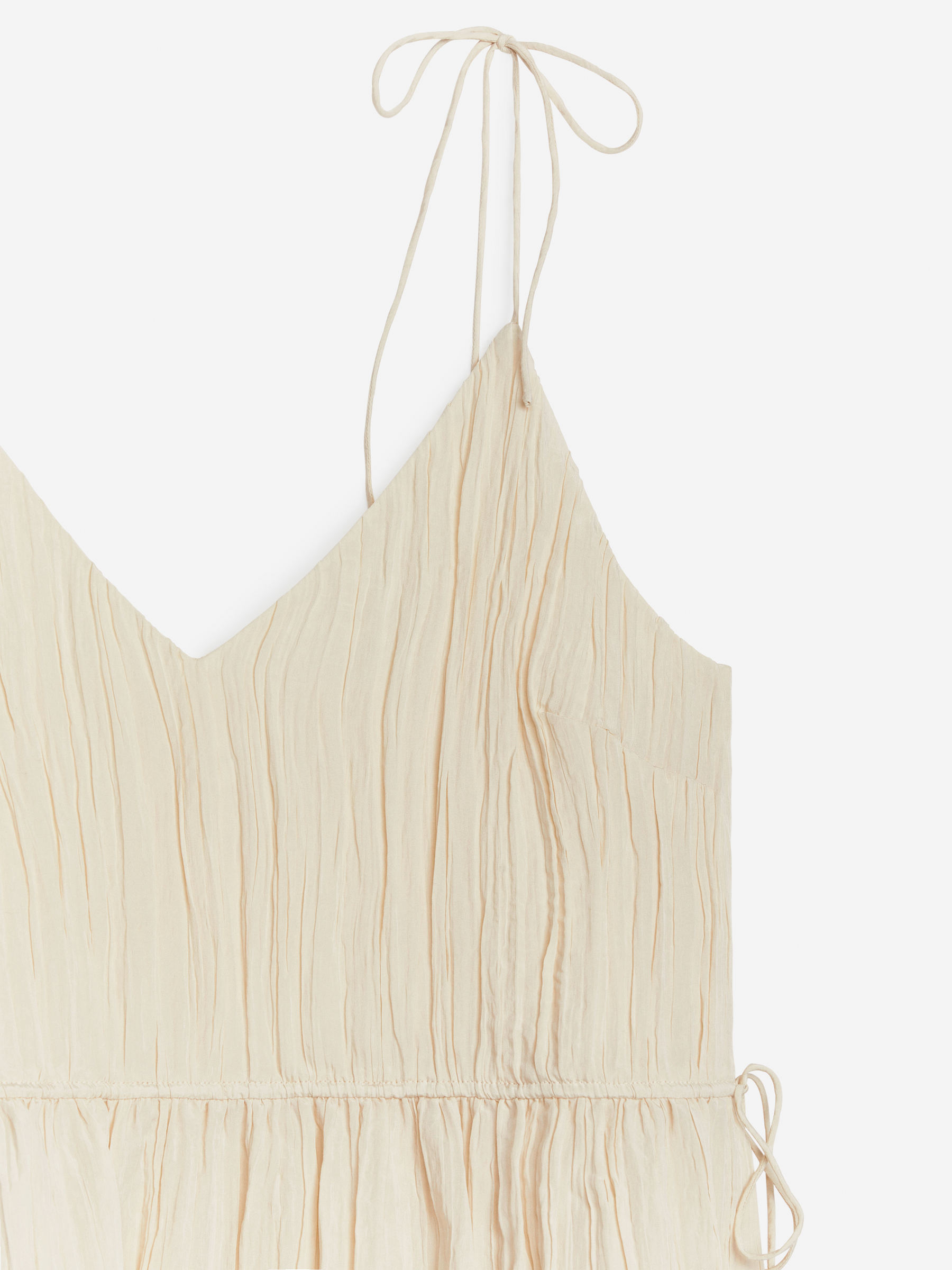 Crinkle Strap Top - Off White - Regular fit - Women - StillMedia/DescriptiveDetail - 2