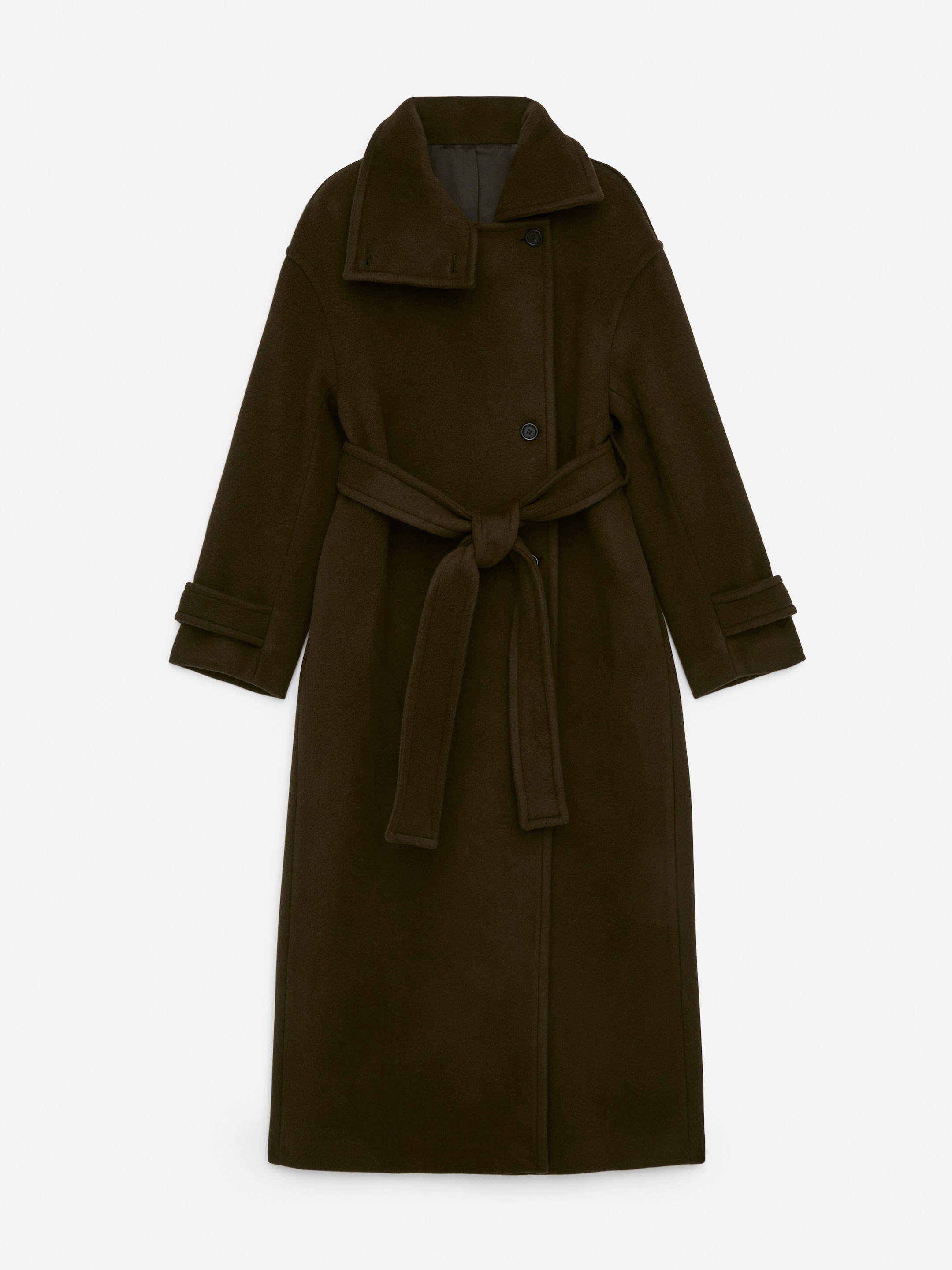 View larger image: Oversized Wool-Blend Coat - Khaki Green - Ladies | H&M GB 1