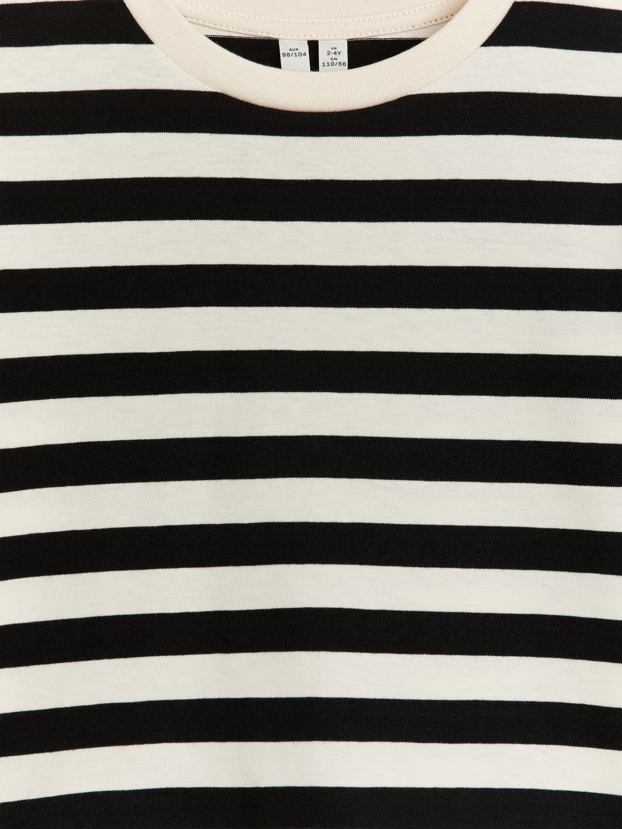 Visa större bild: Långärmad t-shirt - Svart/off-white - BARN | H&M SE 3