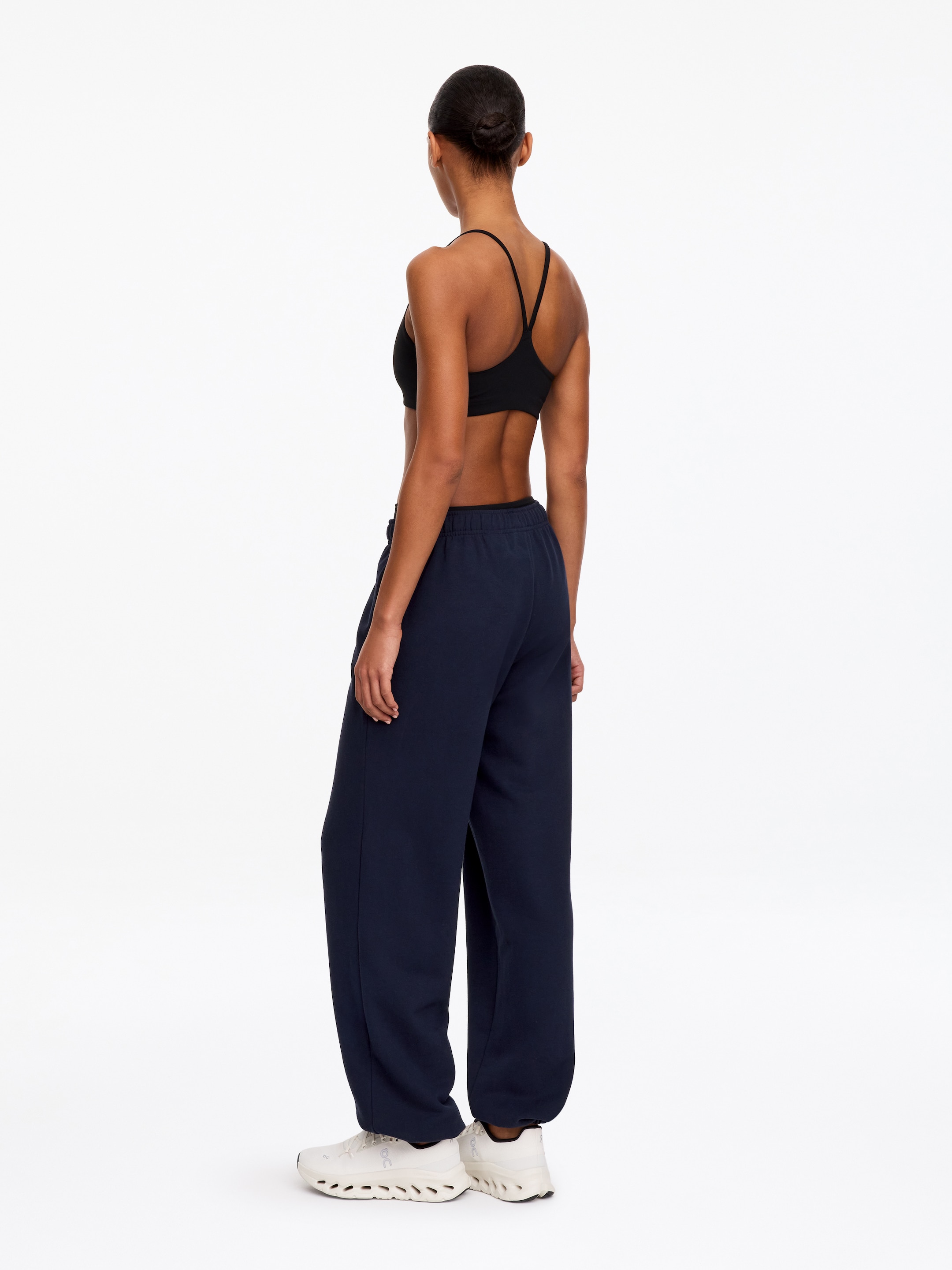 Terry Sweatpants - Dark Blue - Regular fit - women - StillMedia/Lookbook - 2