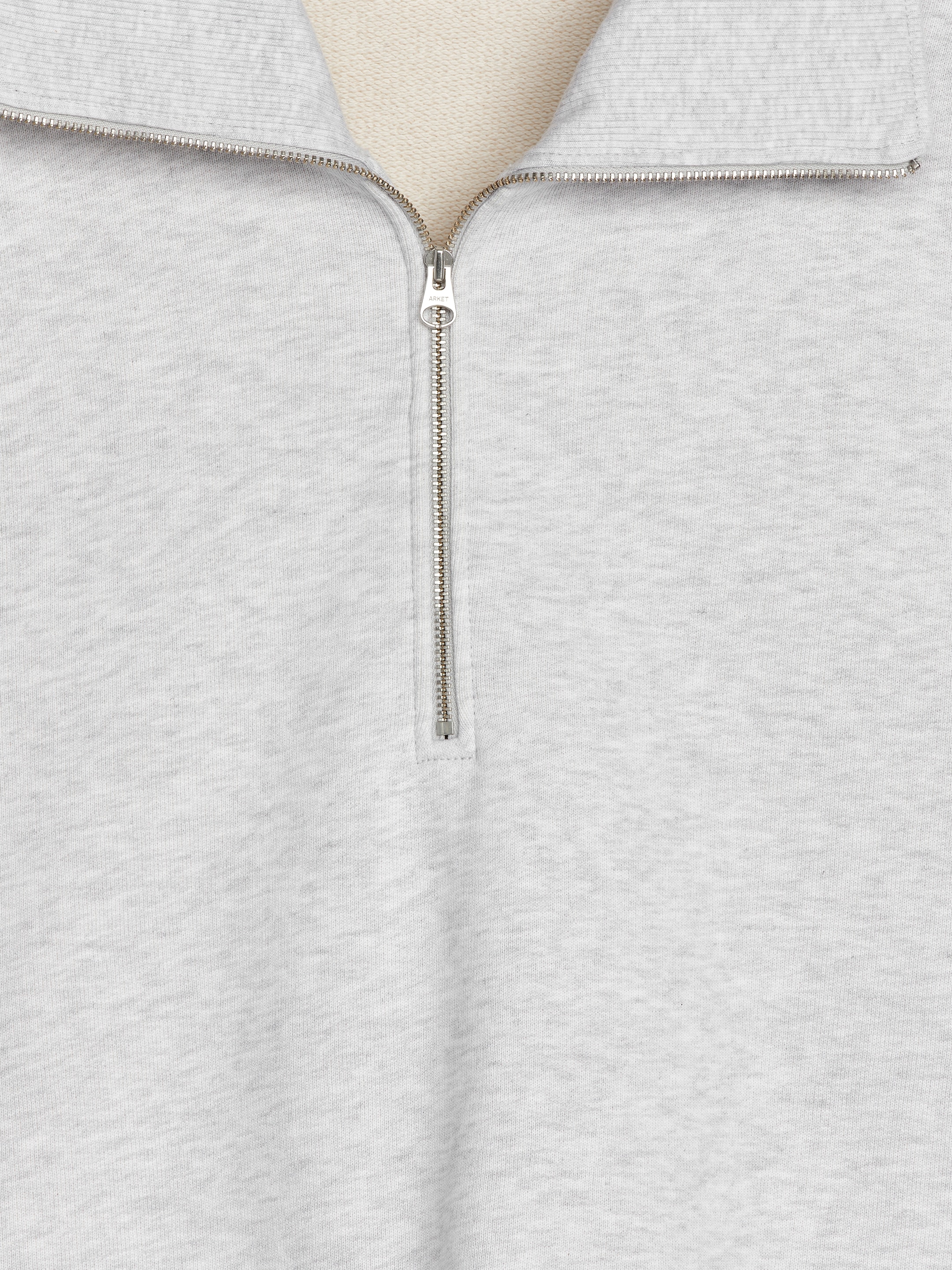 Sweatshirt med dragkedja upptill - Grå - Relaxed fit - Men - StillMedia/DescriptiveDetail - 2