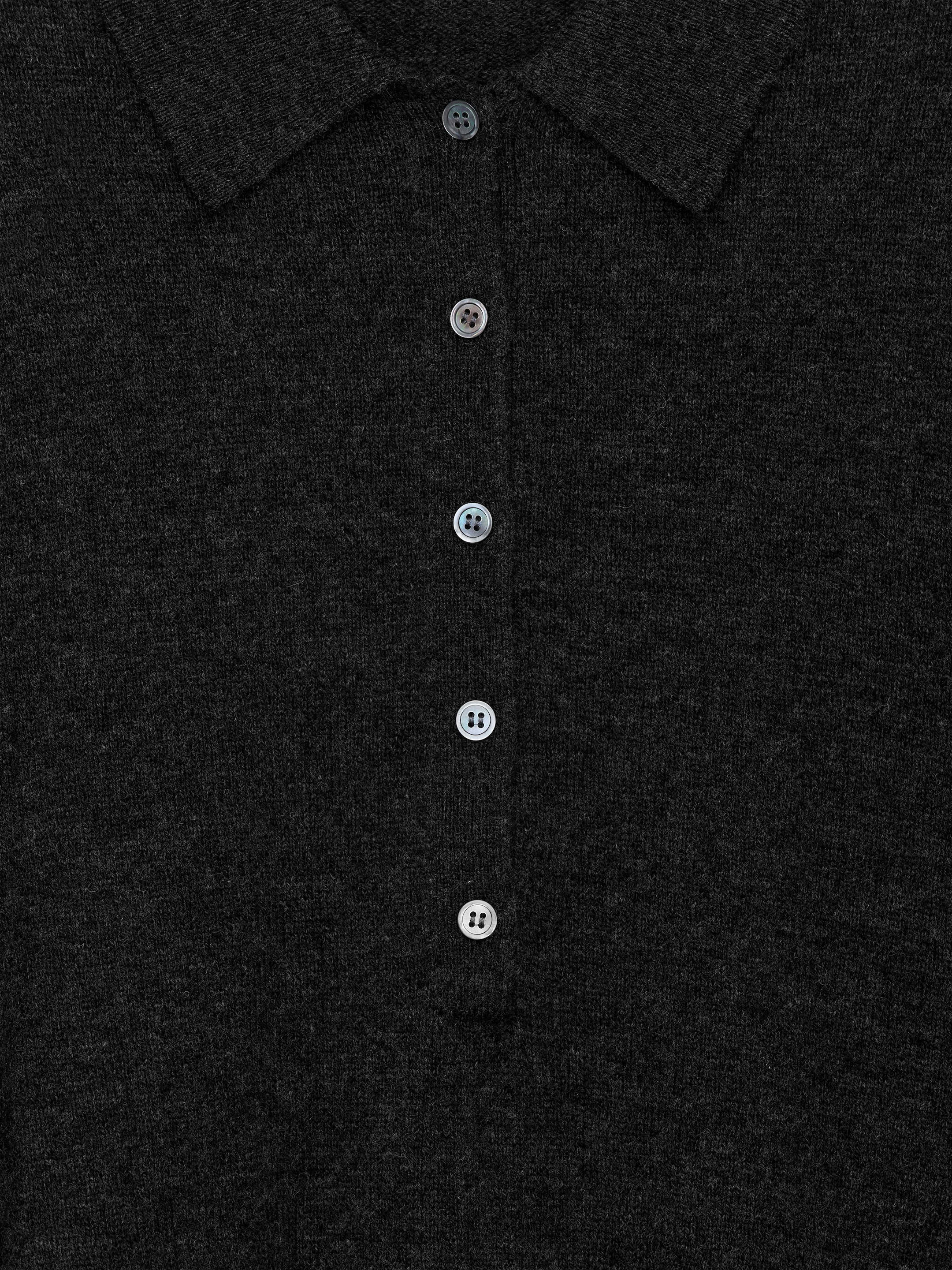 Zobrazit větší obrázek: Wool Polo Jumper - Tmavě šedá - ŽENY | H&M CZ 6
