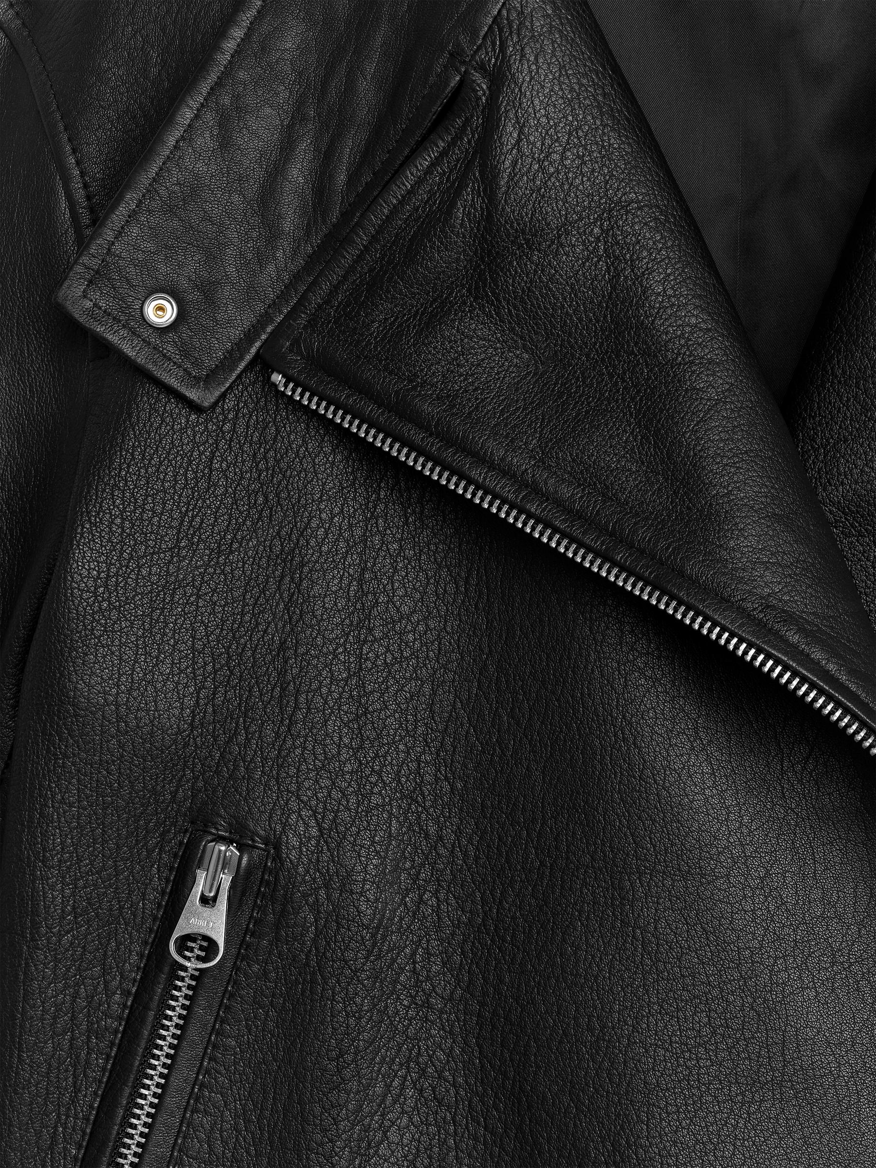 Giacca oversize in pelle - Nero - Oversize - Women - StillMedia/DescriptiveDetail - 2