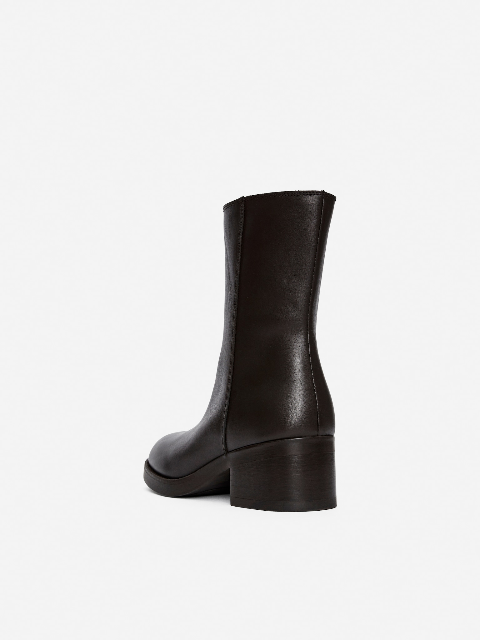 Bottines épaisses - Marron foncé - 3