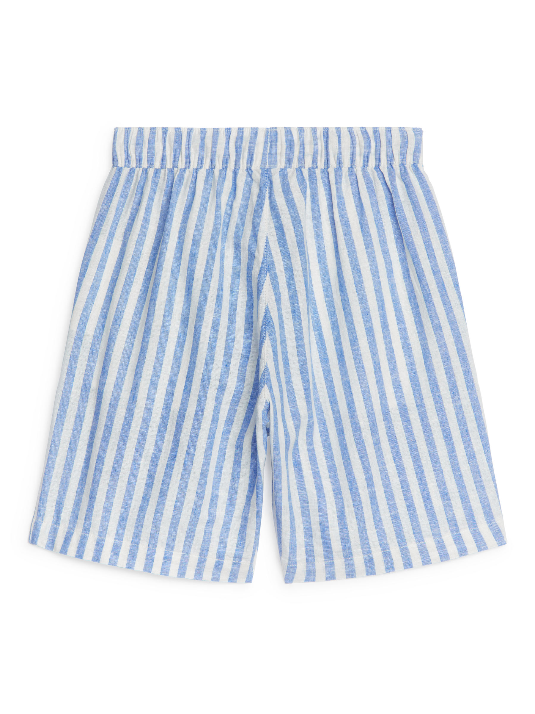 Cotton-Linen Shorts - Blue/White - Regular fit - Children - StillMedia/DescriptiveStillLife - 2