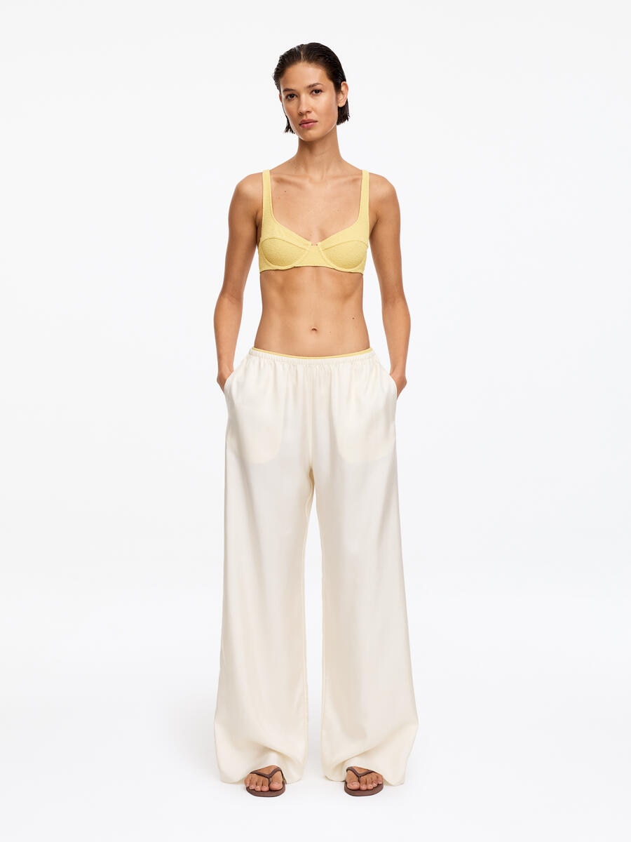 ARKET Women's  Balconette Bikini Top Yellow,  size 70B