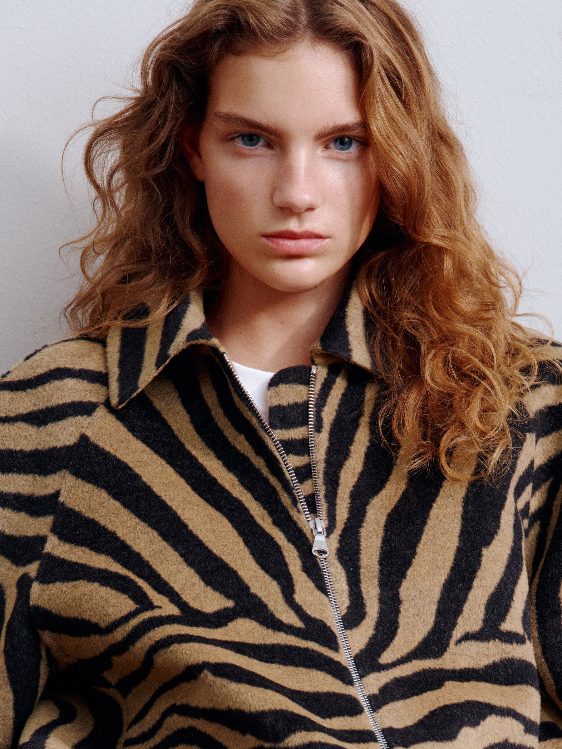 Jacquard Jacket-#9B8765-17594