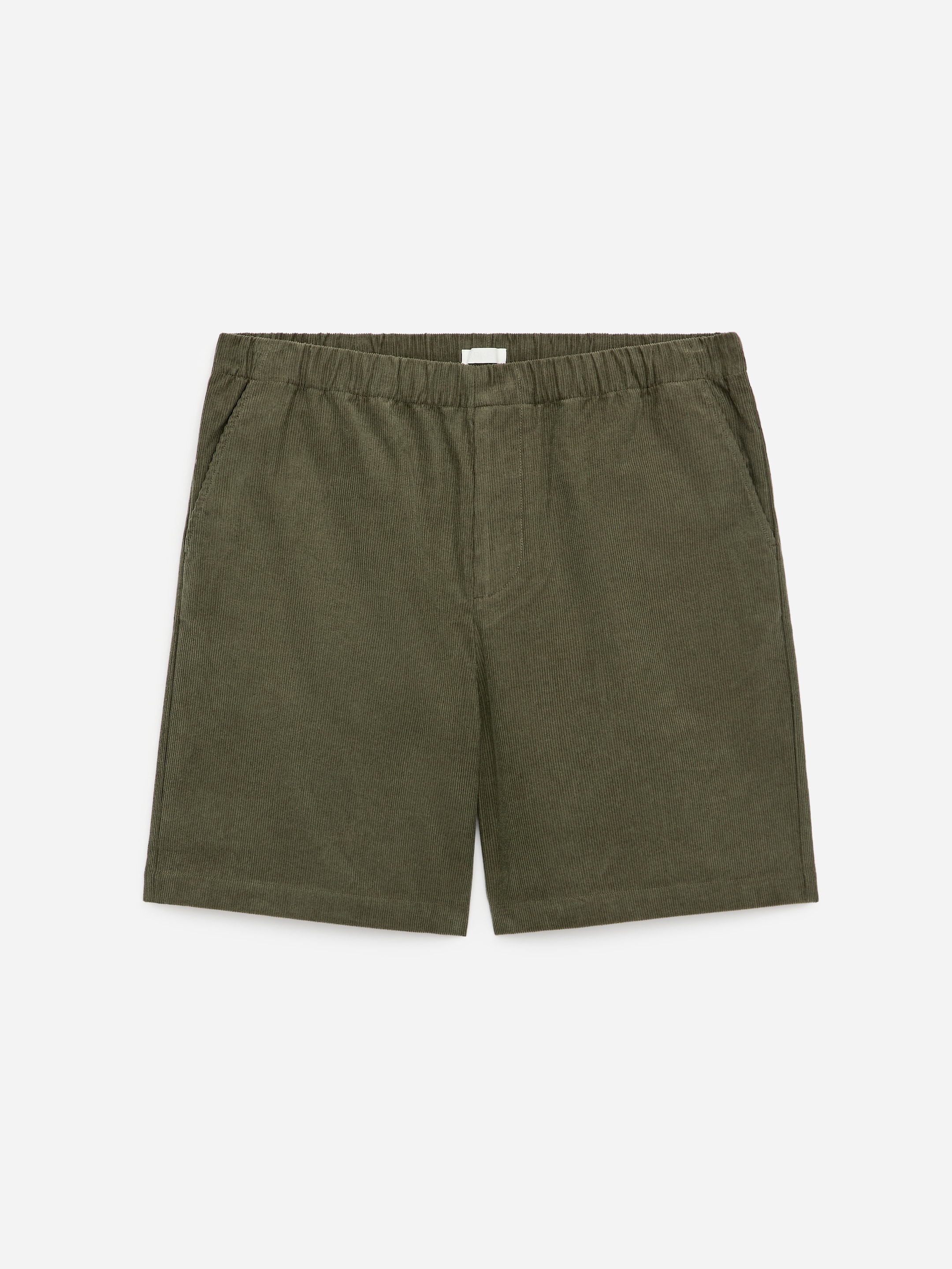 Corduroy Shorts-#828C6E-18811