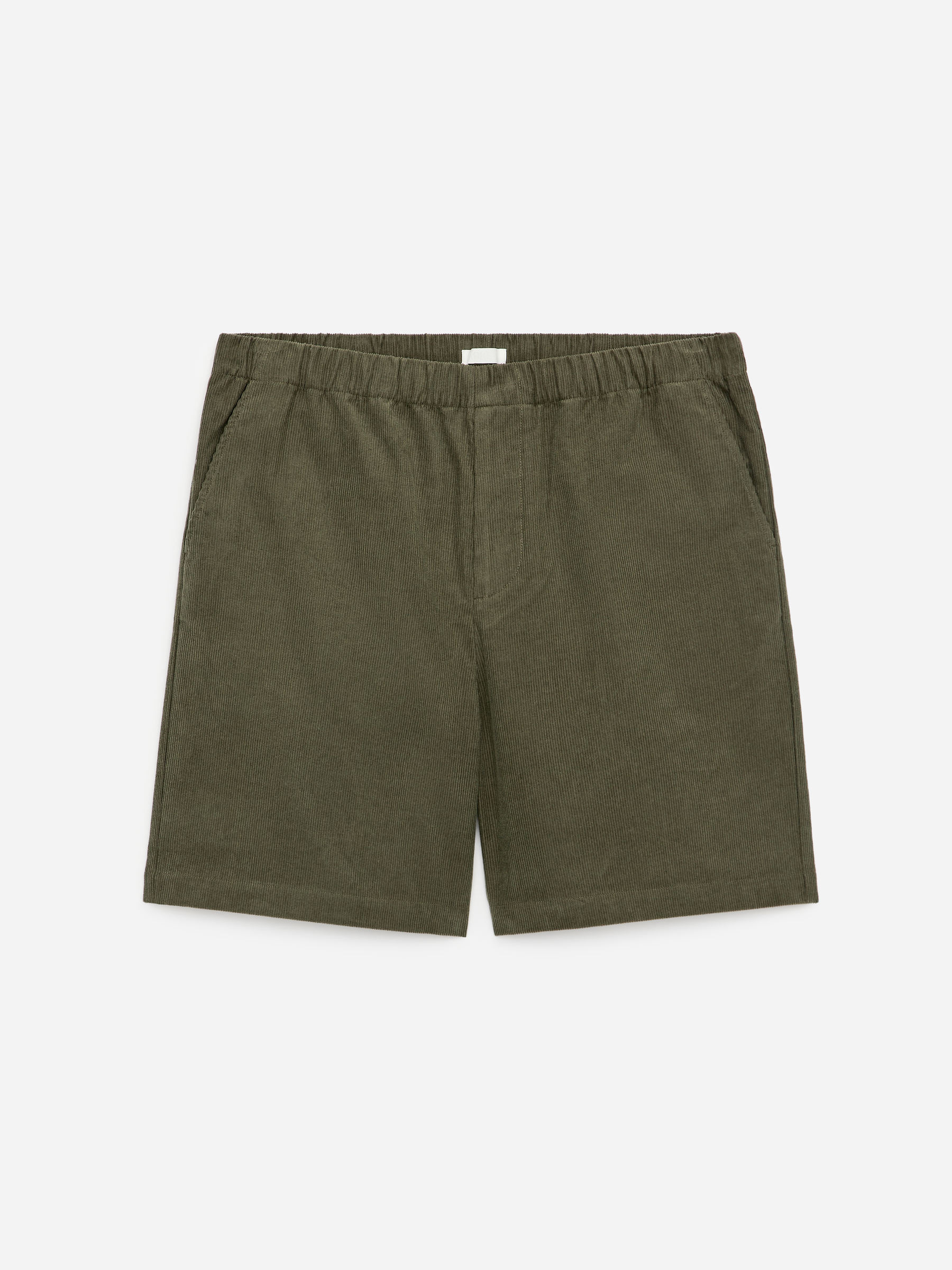 Corduroy Shorts - Green - Relaxed fit - Men - StillMedia/DescriptiveStillLife - 1