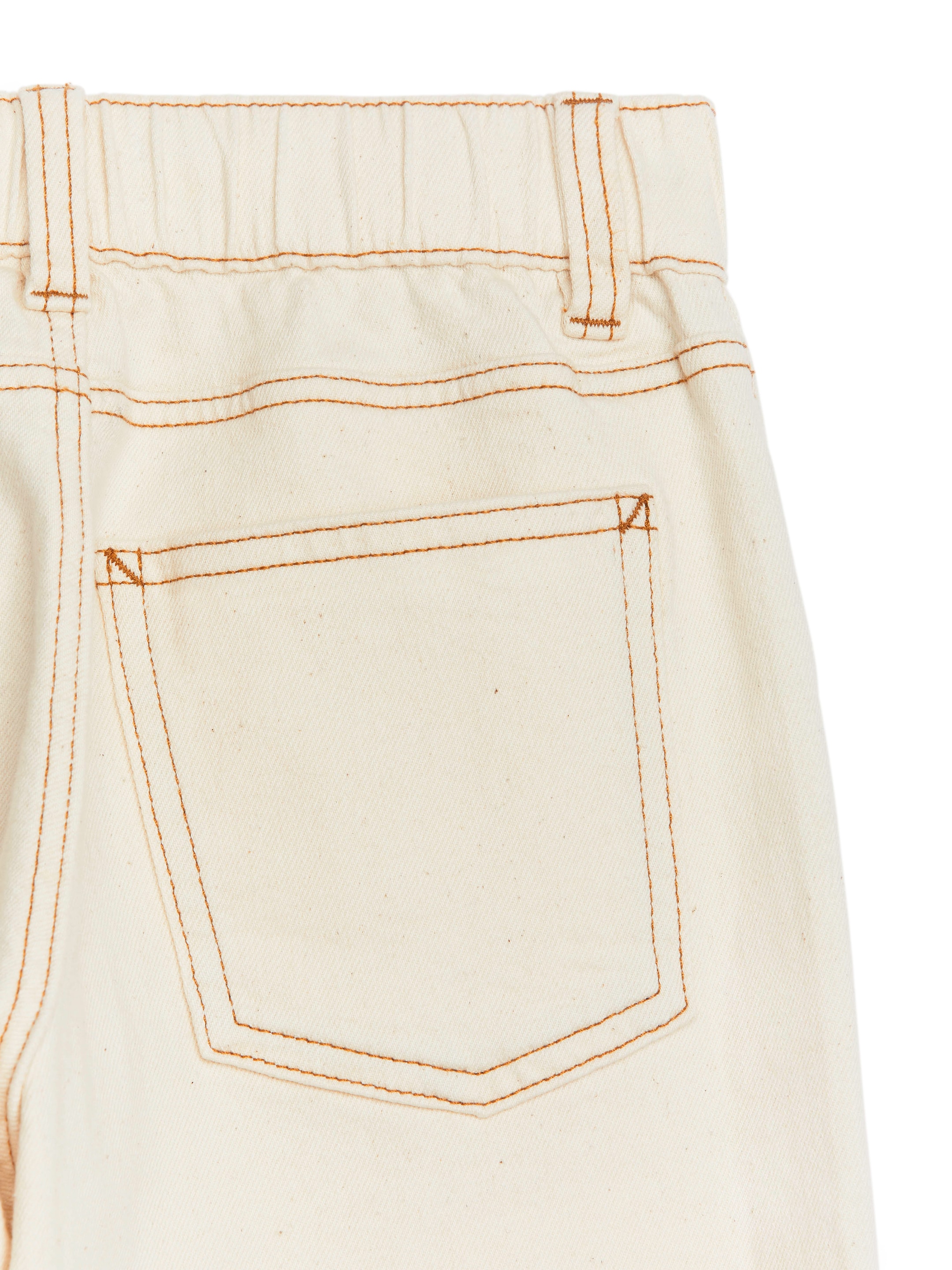 Wide Denim Trousers - Ecru - Relaxed fit - children - StillMedia/DescriptiveDetail - 2