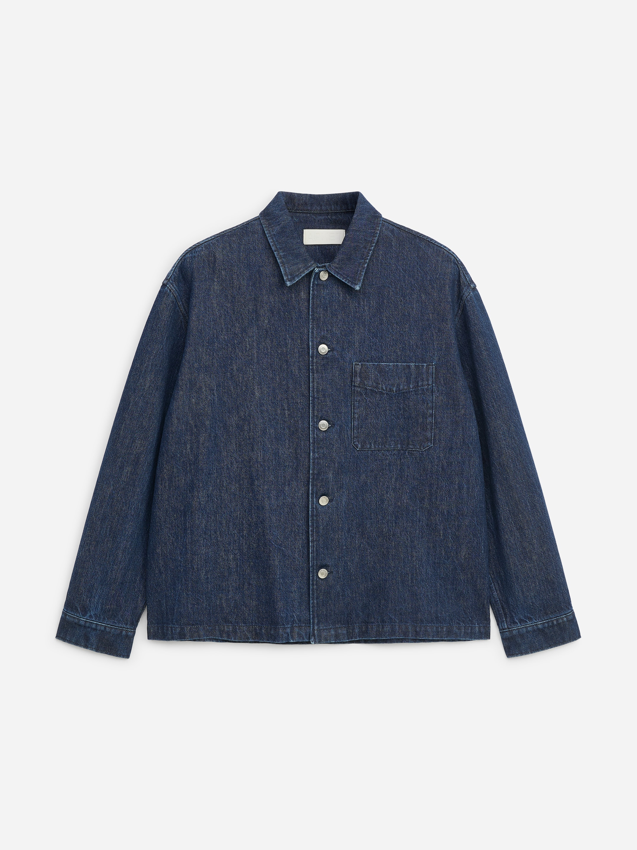 Denim Overshirt-Blue-21190