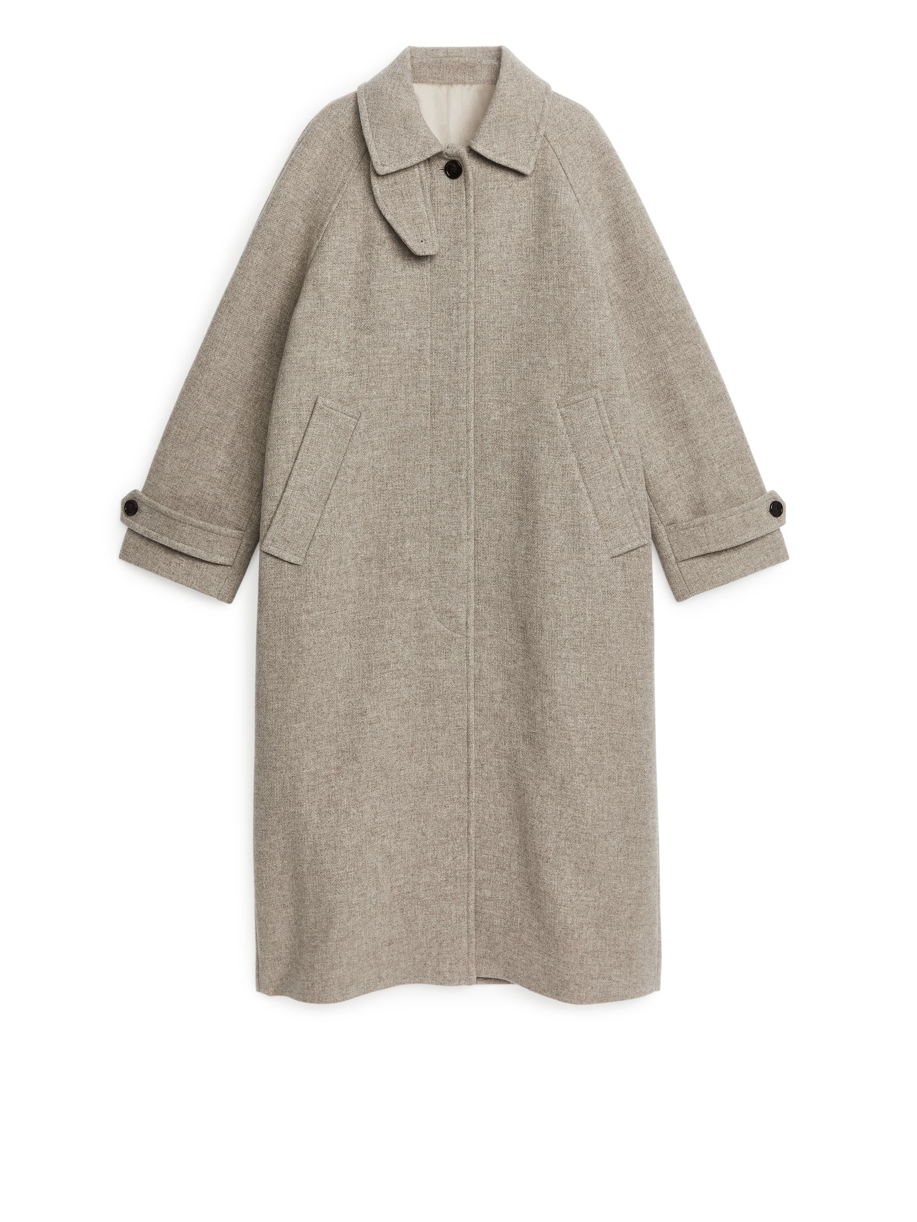 Oversize-Wollmantel - Taupe natur - Oversize - Damen - StillMedia/DescriptiveStillLife - 2