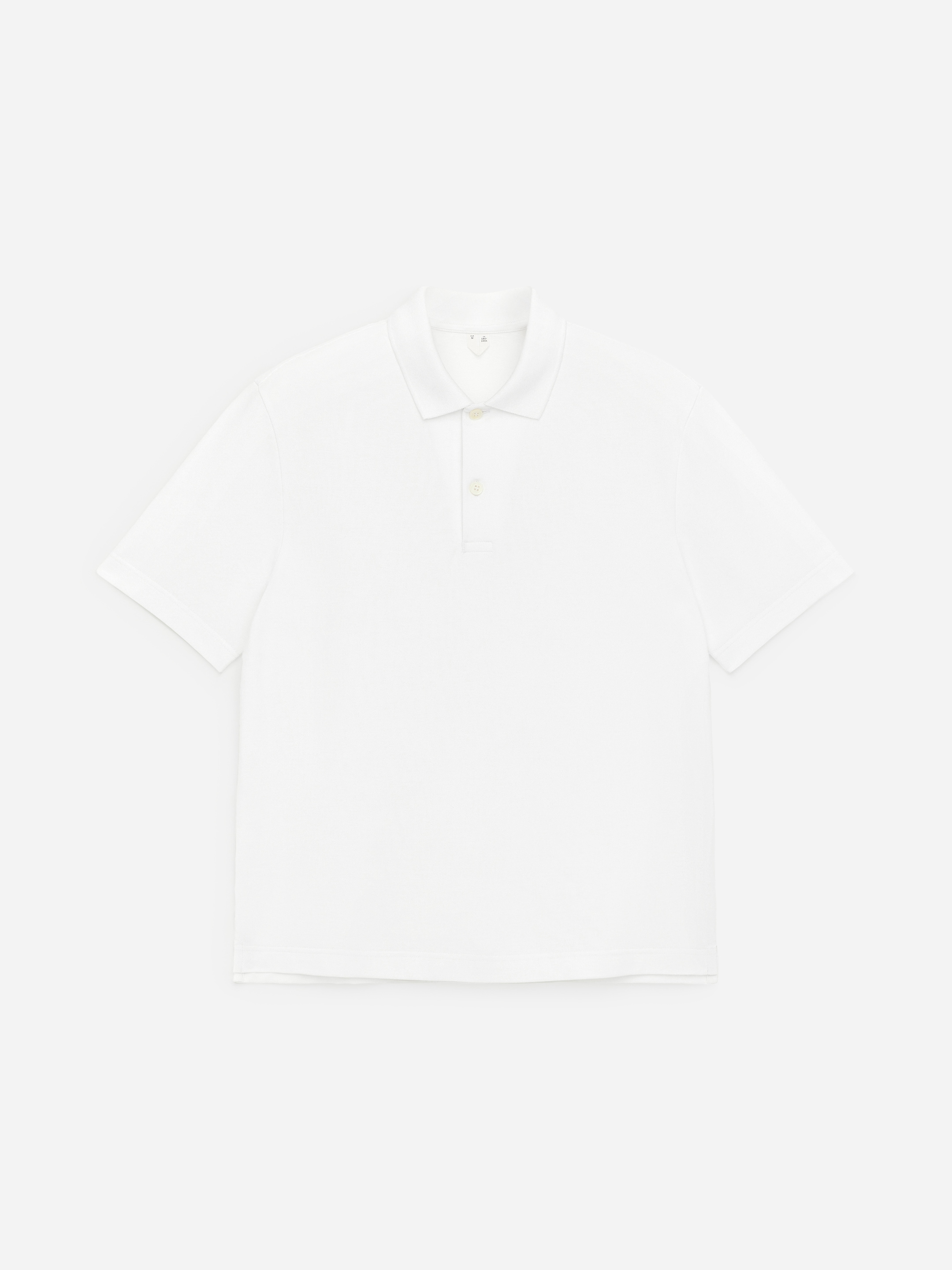 Piqué Polo Shirt - Off White - Regular fit - Men - StillMedia/DescriptiveStillLife - 1