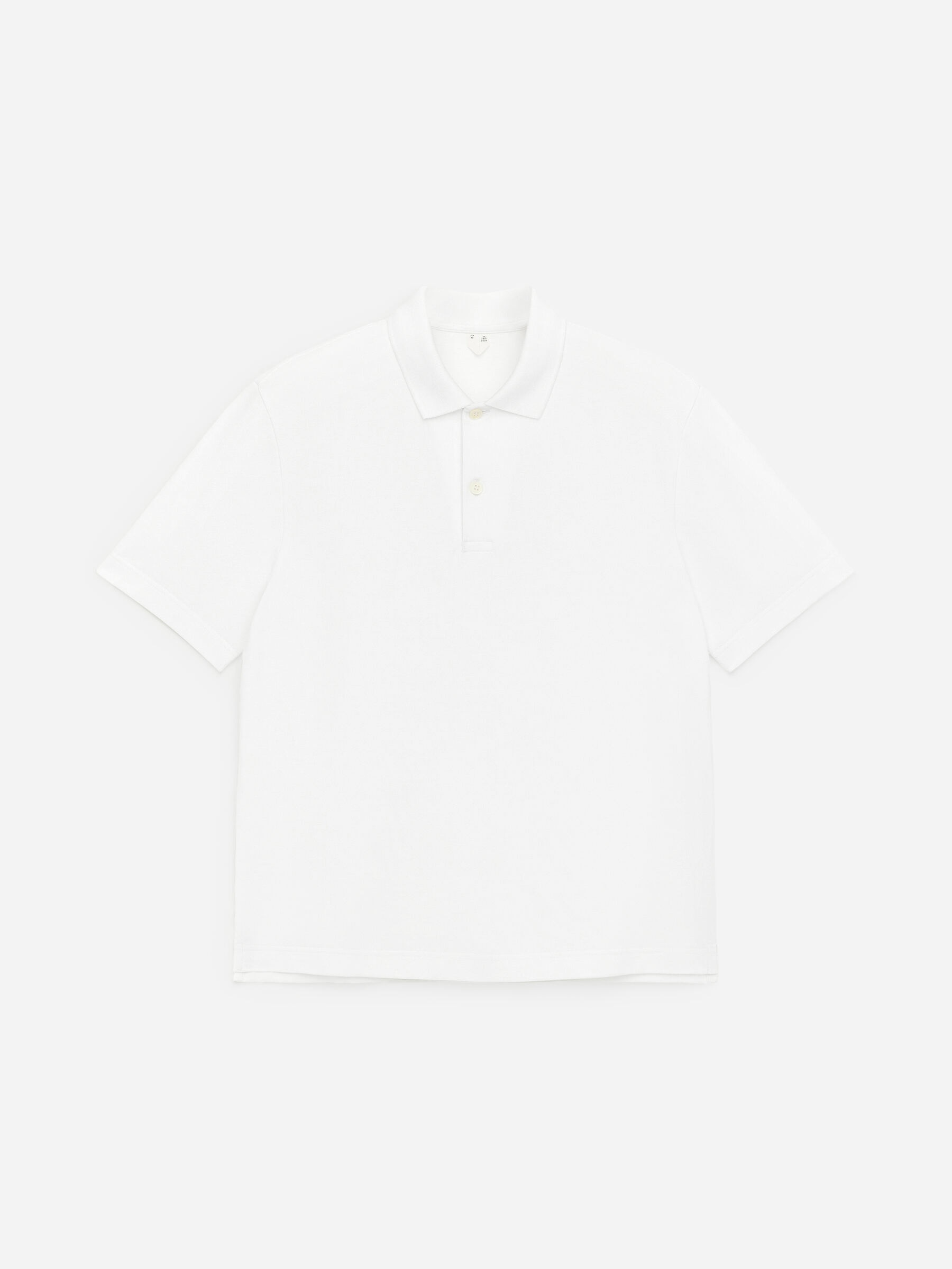 Piqué Polo Shirt - Off White - Regular fit - Men - StillMedia/DescriptiveStillLife - 1