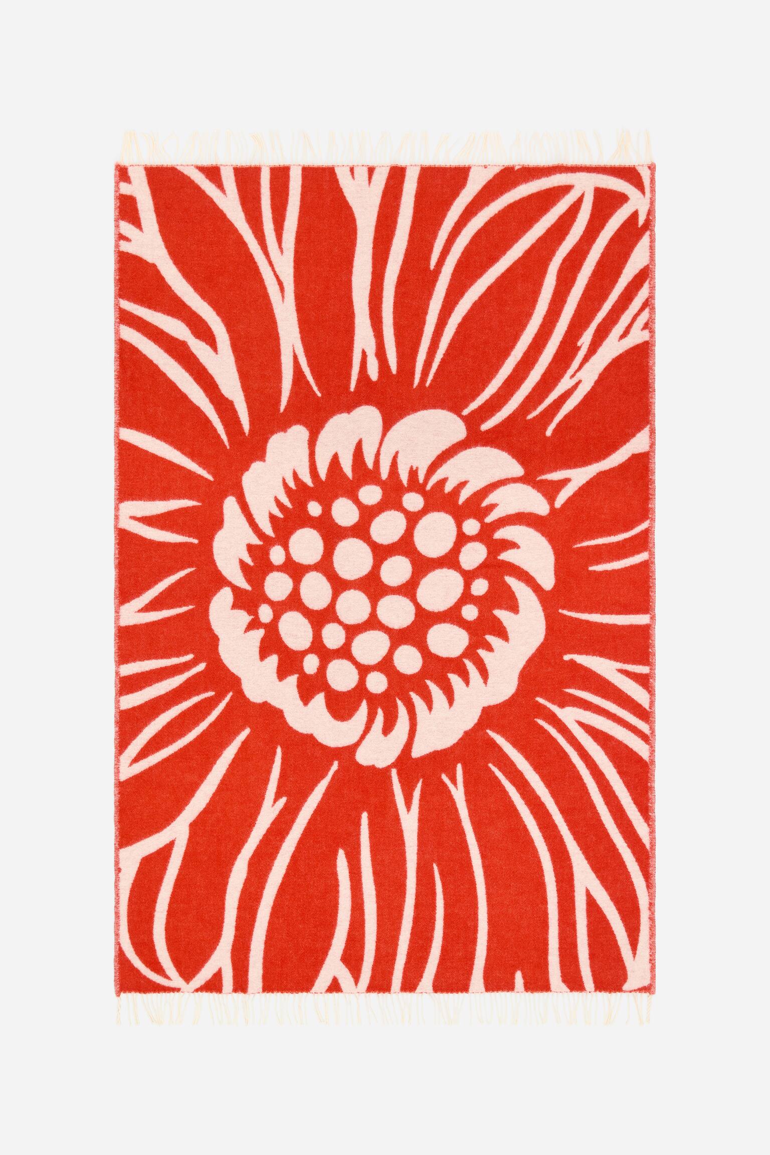 Manta de lana Klippan - Rojo