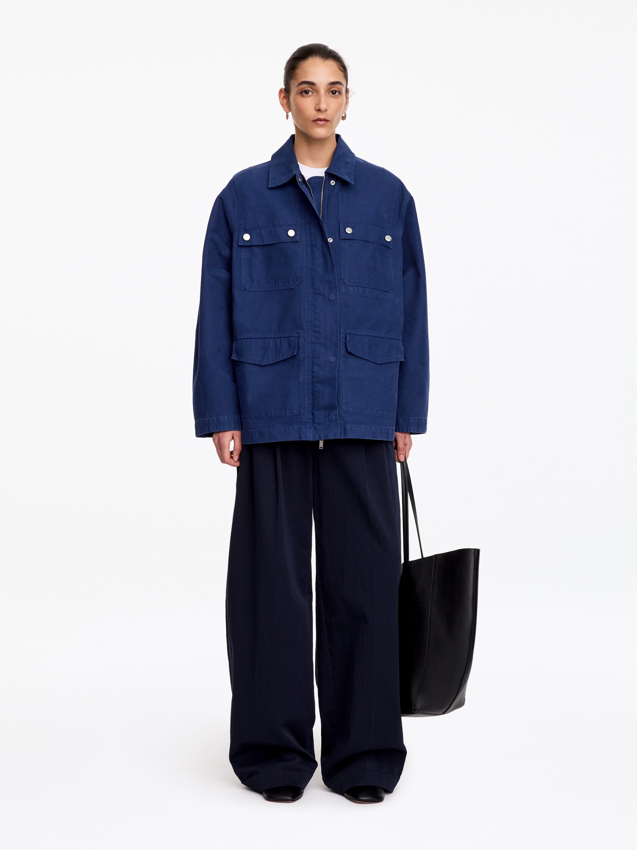 Workwear-Jacke - Dunkelblau - Oversize - women - StillMedia/Lookbook - 10