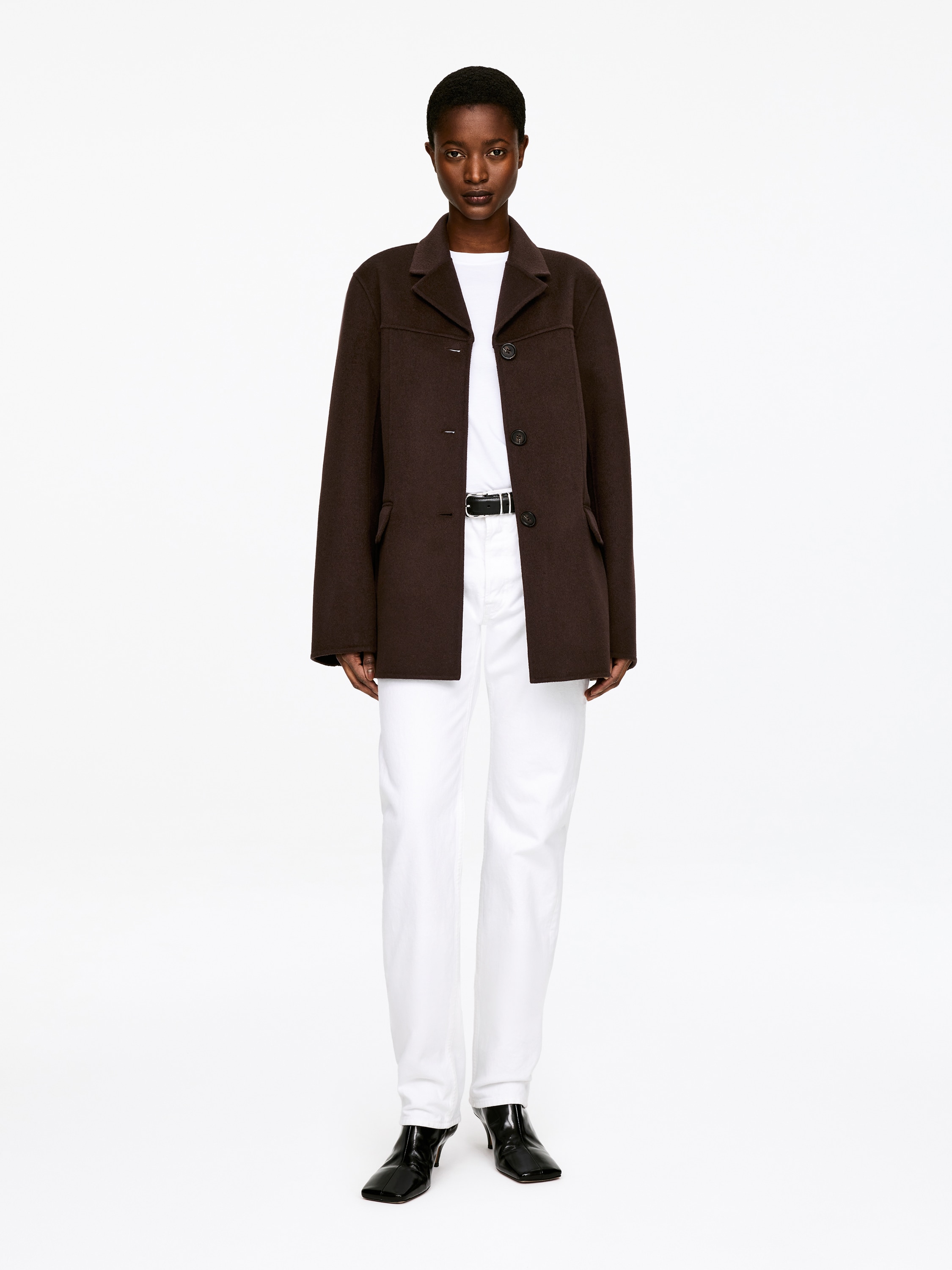 Doublé Wool-Blend Blazer - Brown