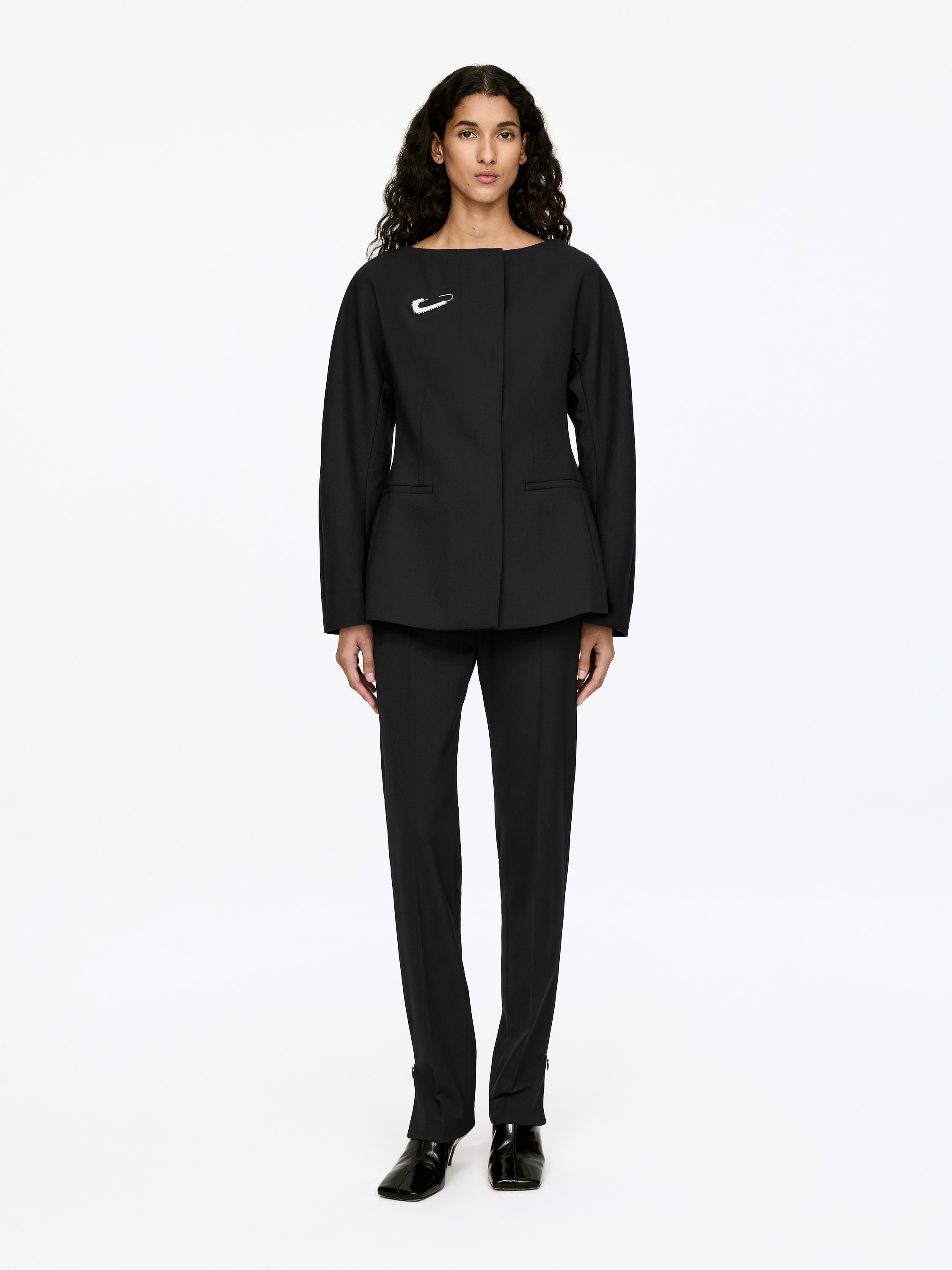 Smalle elegante broek - Zwart