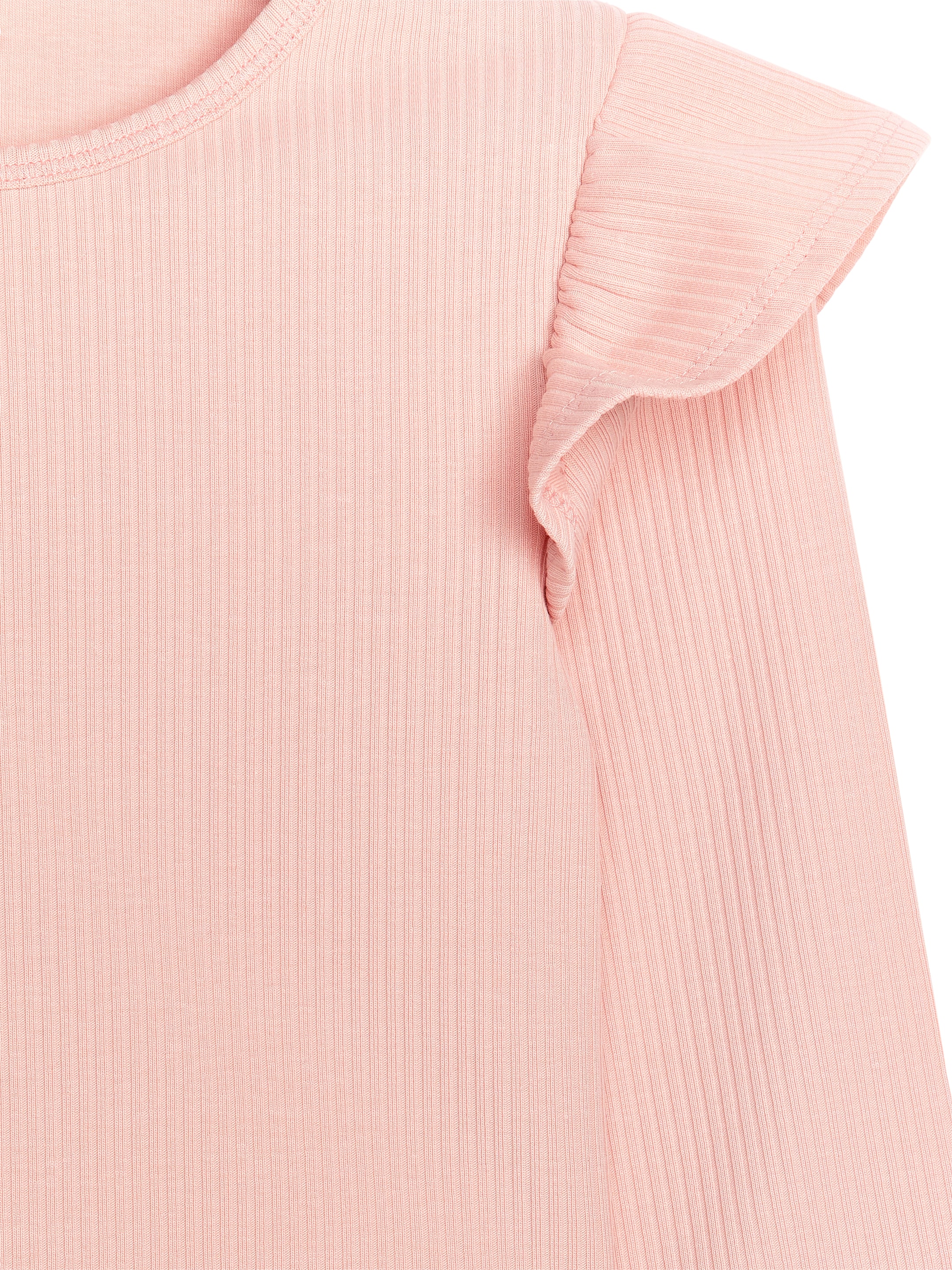 Trikåtopp med volang - Rosa - Slim fit - Children - StillMedia/DescriptiveDetail - 3