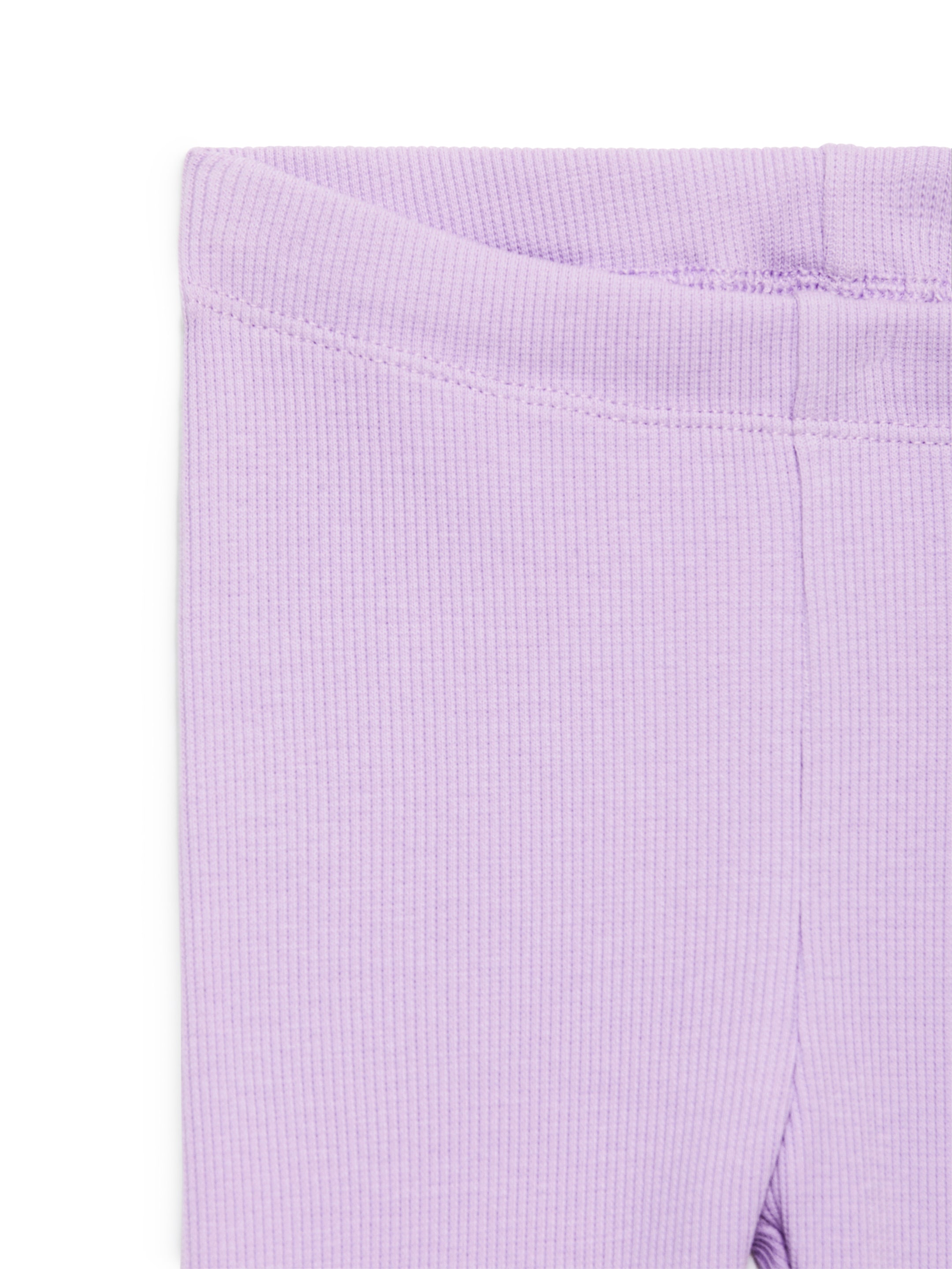Visa större bild: Ribbade leggings - Lila - BARN | H&M SE 3