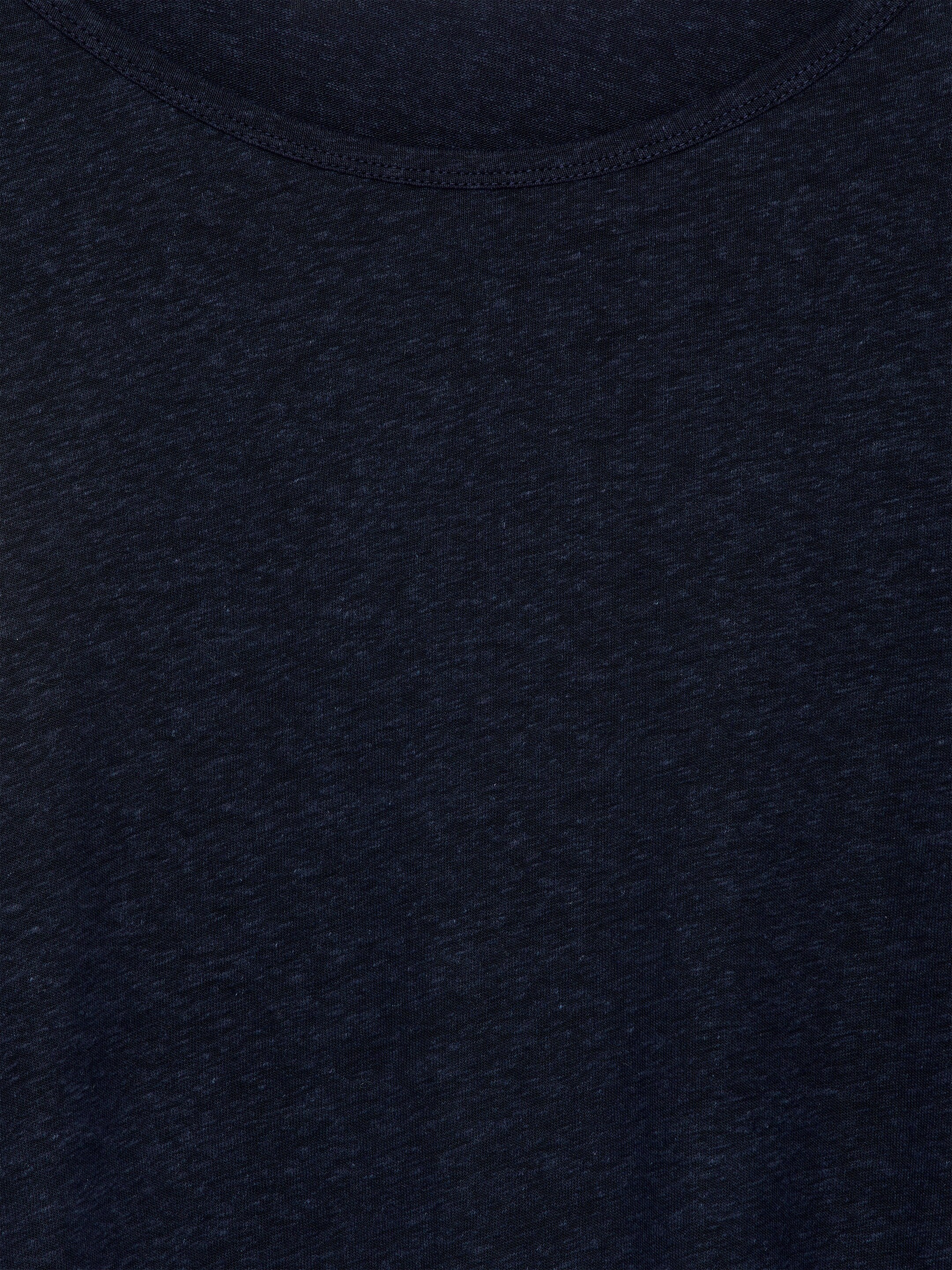 Zobrazit větší obrázek: Volný lněný top z viskózy - Tmavě modrá - ŽENY | H&M CZ 2