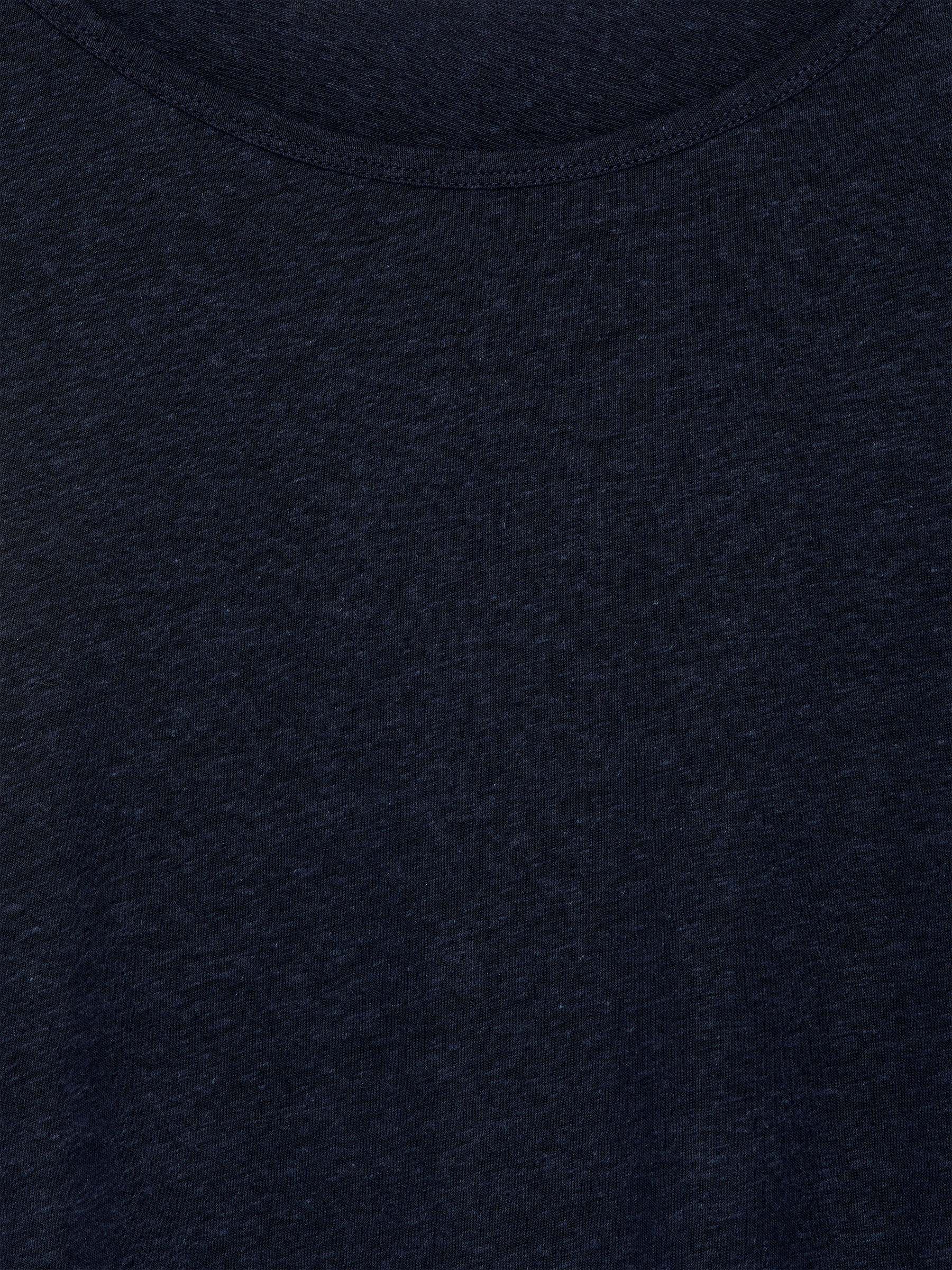 Loose-Fit Linen Viscose Top - Dark Blue - Loose fit - Women - StillMedia/DescriptiveDetail - 1