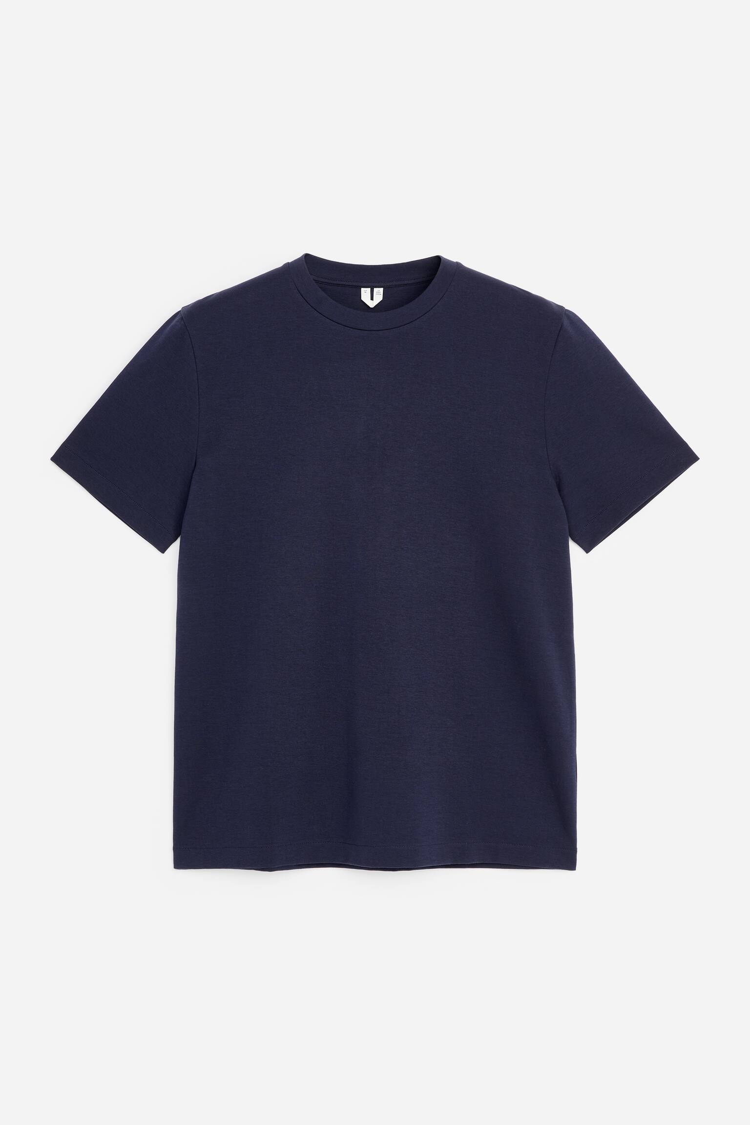 Interlock Regular T-Shirt - Tmavomodrá/Biela/Hnedo-Sivá/Čierna - 1
