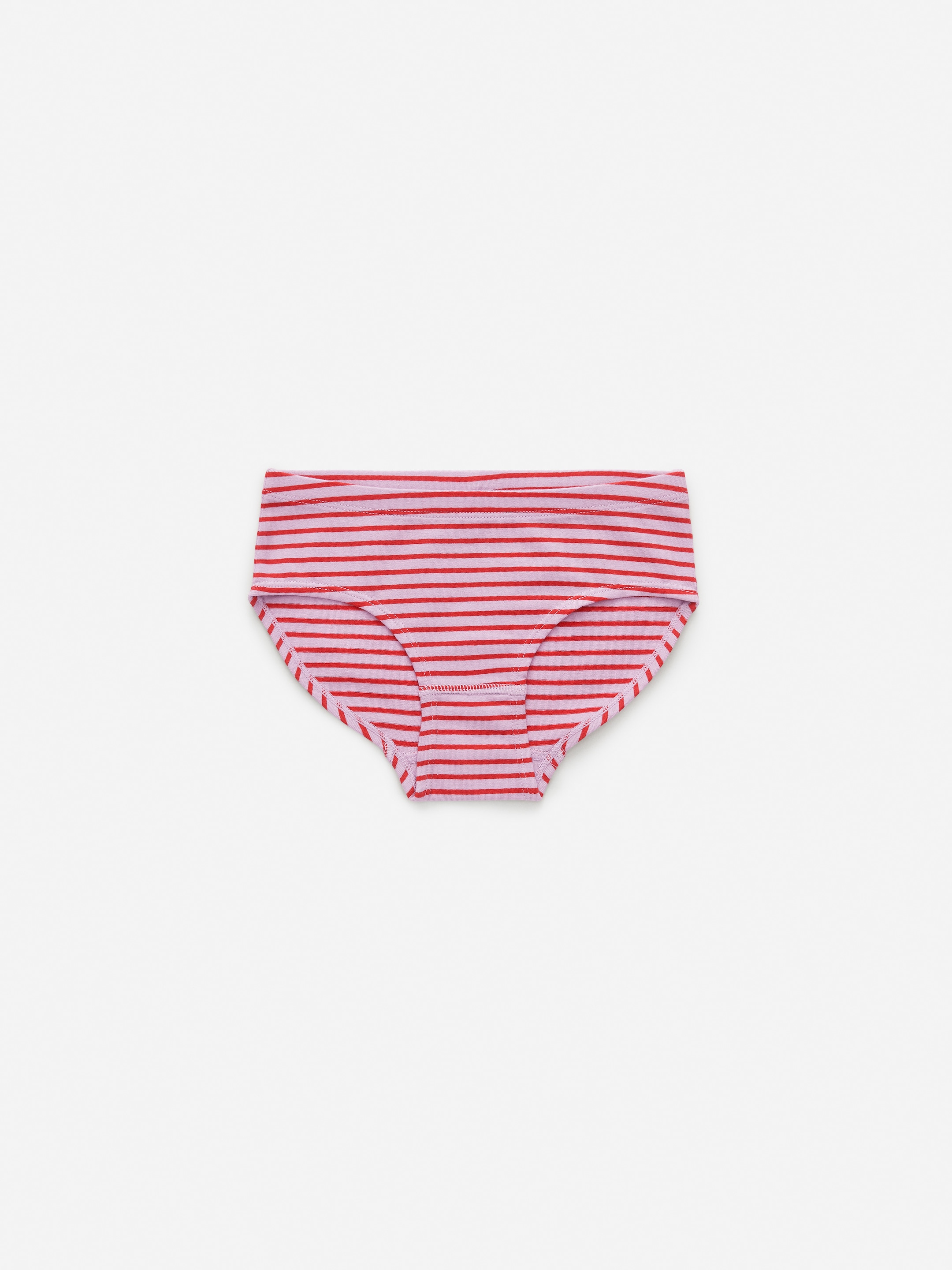 Cotton Jersey Briefs Set of 3 - Lilac/Red - Regular fit - Children - StillMedia/DescriptiveStillLife - 6