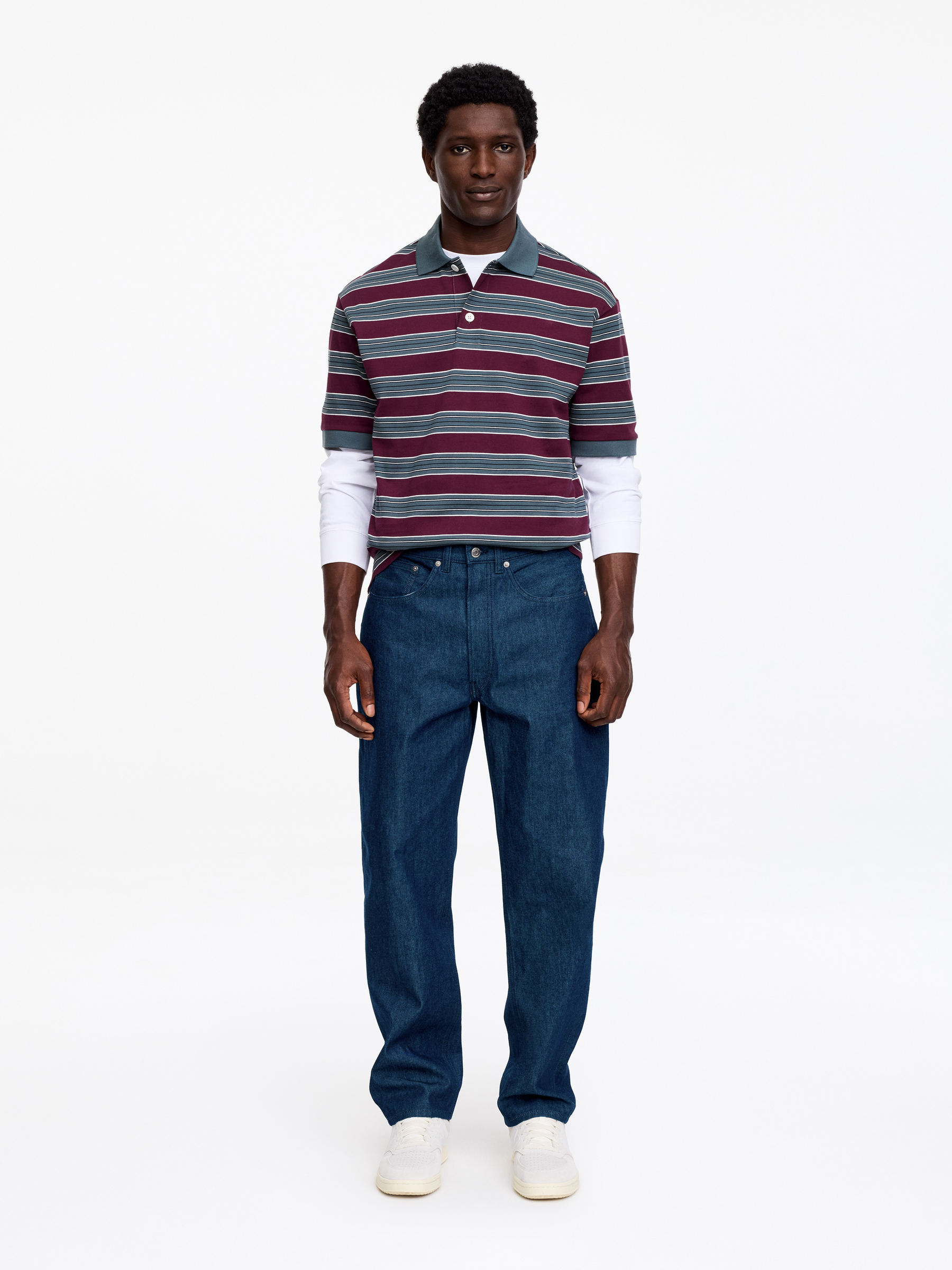 CREEK Relaxed Barrel Jeans-#2E3036-18447