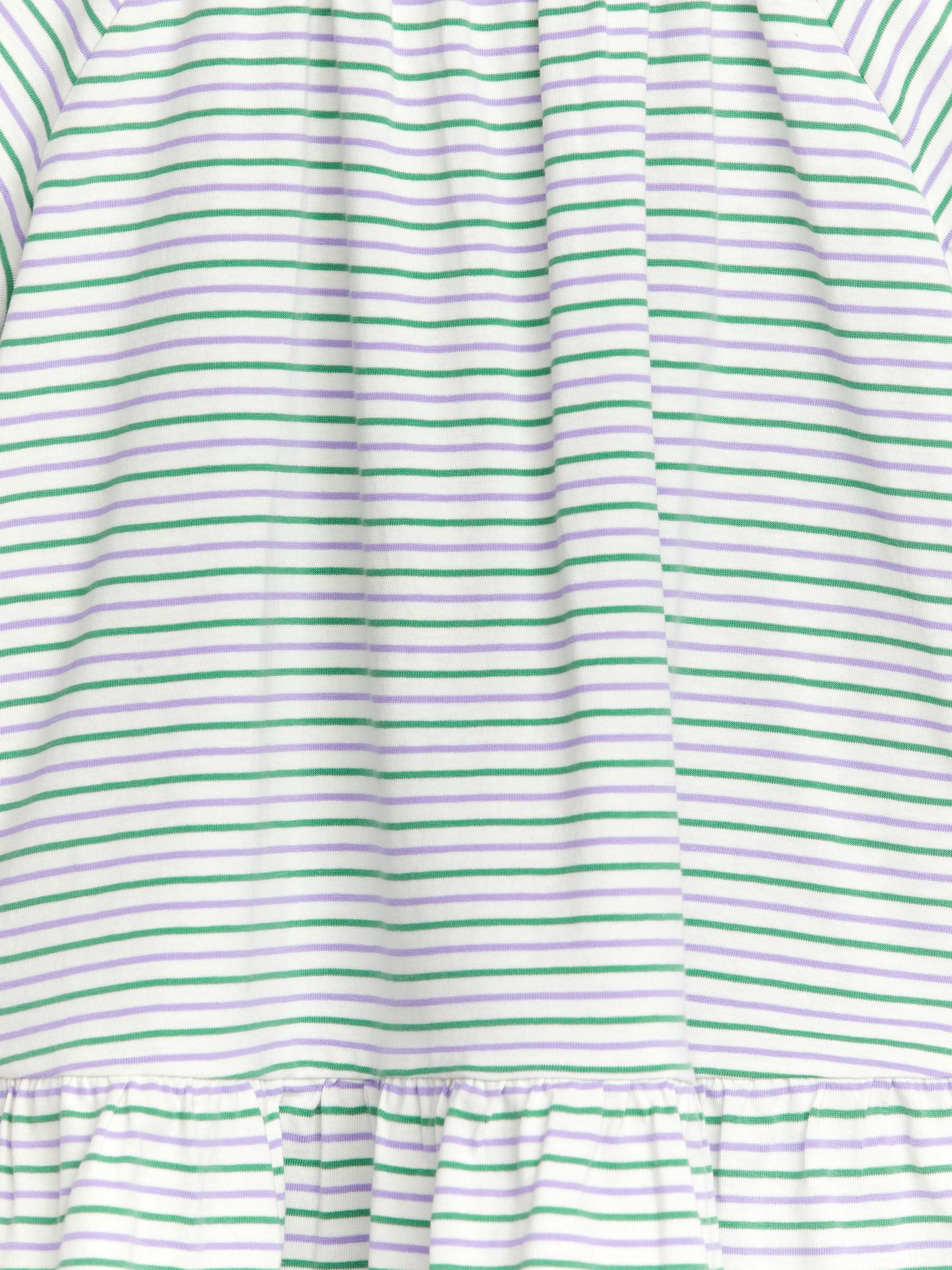 Vestido de punto relaxed fit - Blanco/lila/verde - Corte relajado - Children - StillMedia/DescriptiveDetail - 1