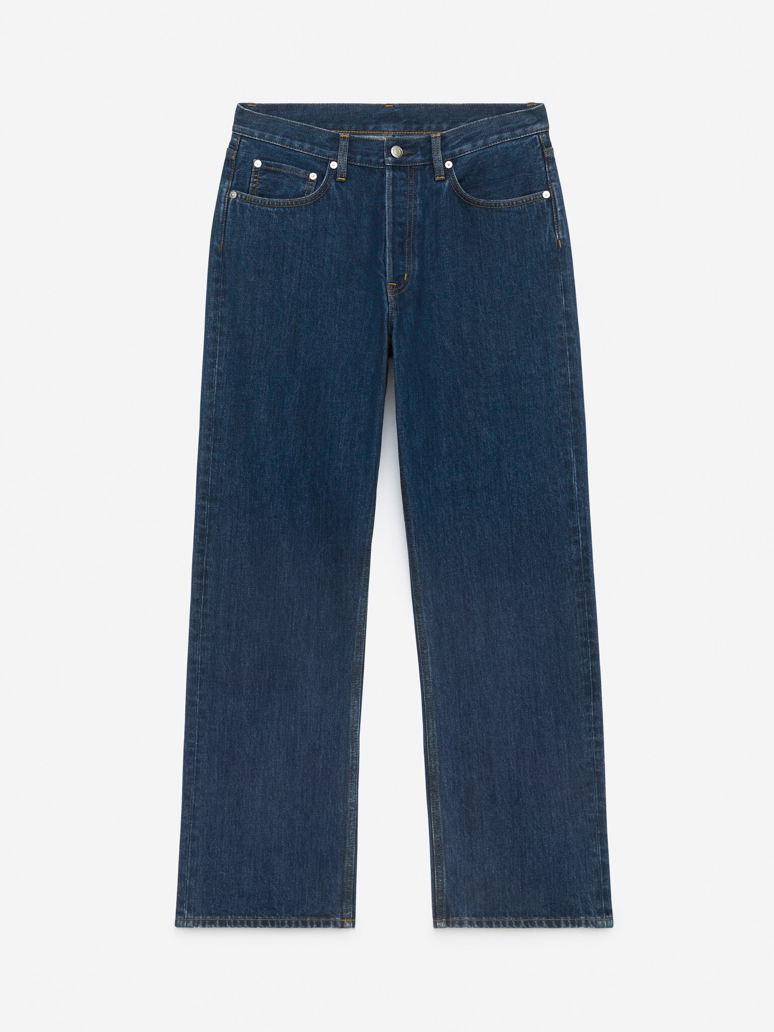 Jean boyfriend SHORE - Bleu moyen/Bleu/gris/Blanc/Marron foncé - 1