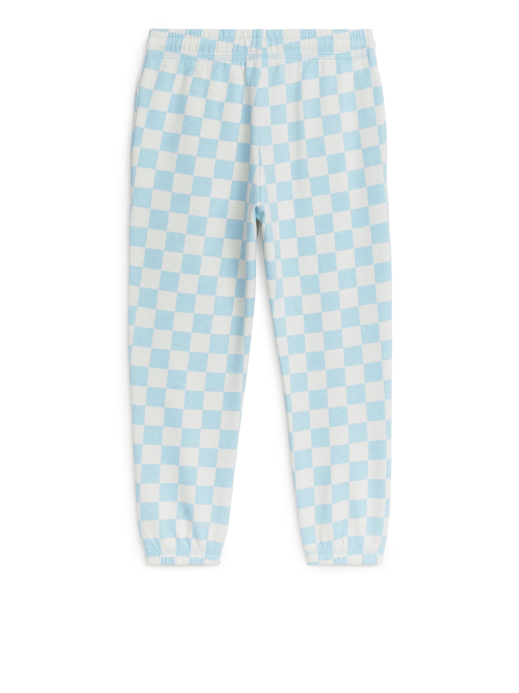 Pantalones de chándal de rizo francés - Azul/cuadros - Corte holgado - Children - StillMedia/DescriptiveStillLife - 2