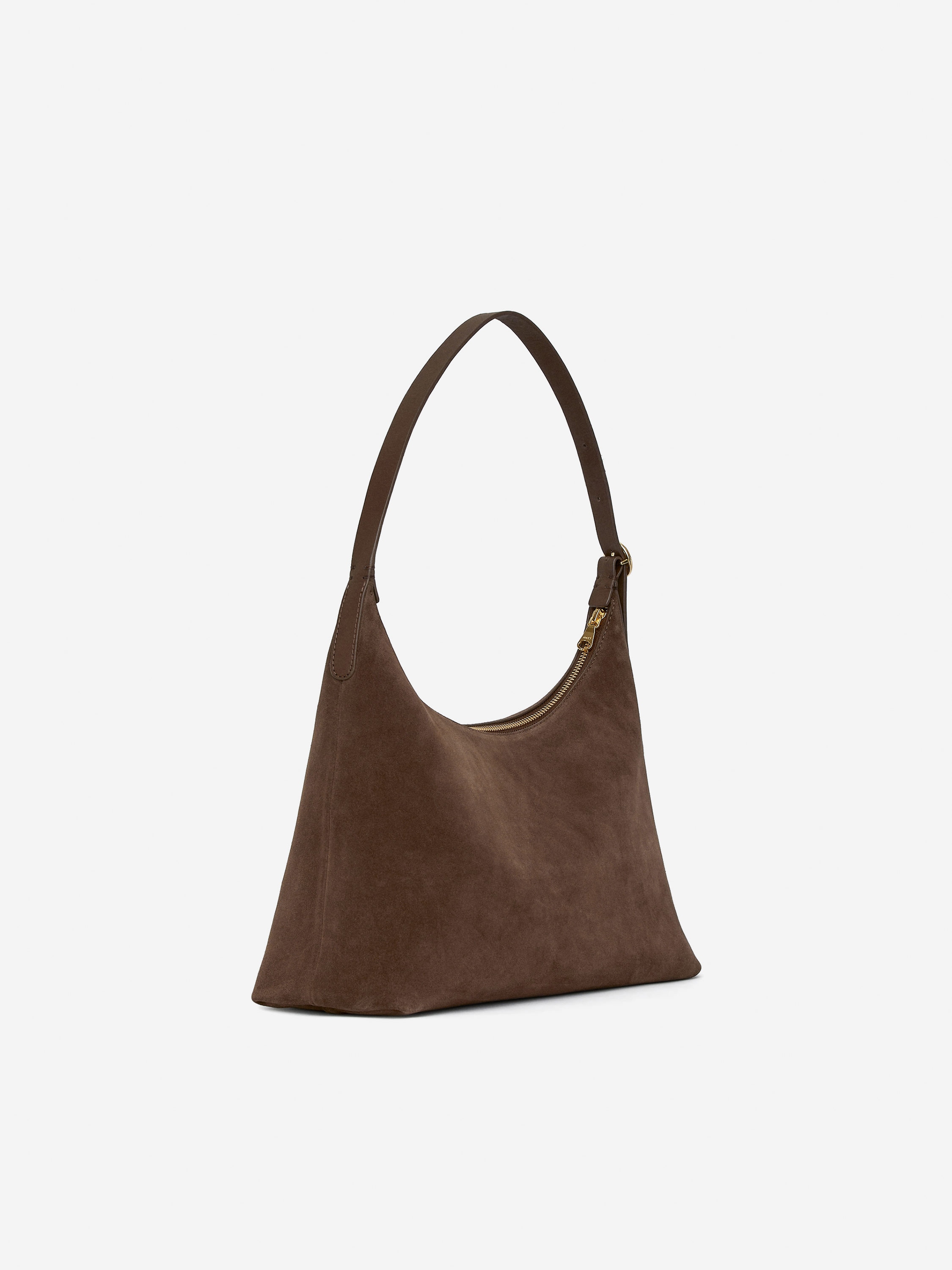 Suede Shoulder Bag - Brown - Women - StillMedia/DescriptiveStillLife - 5
