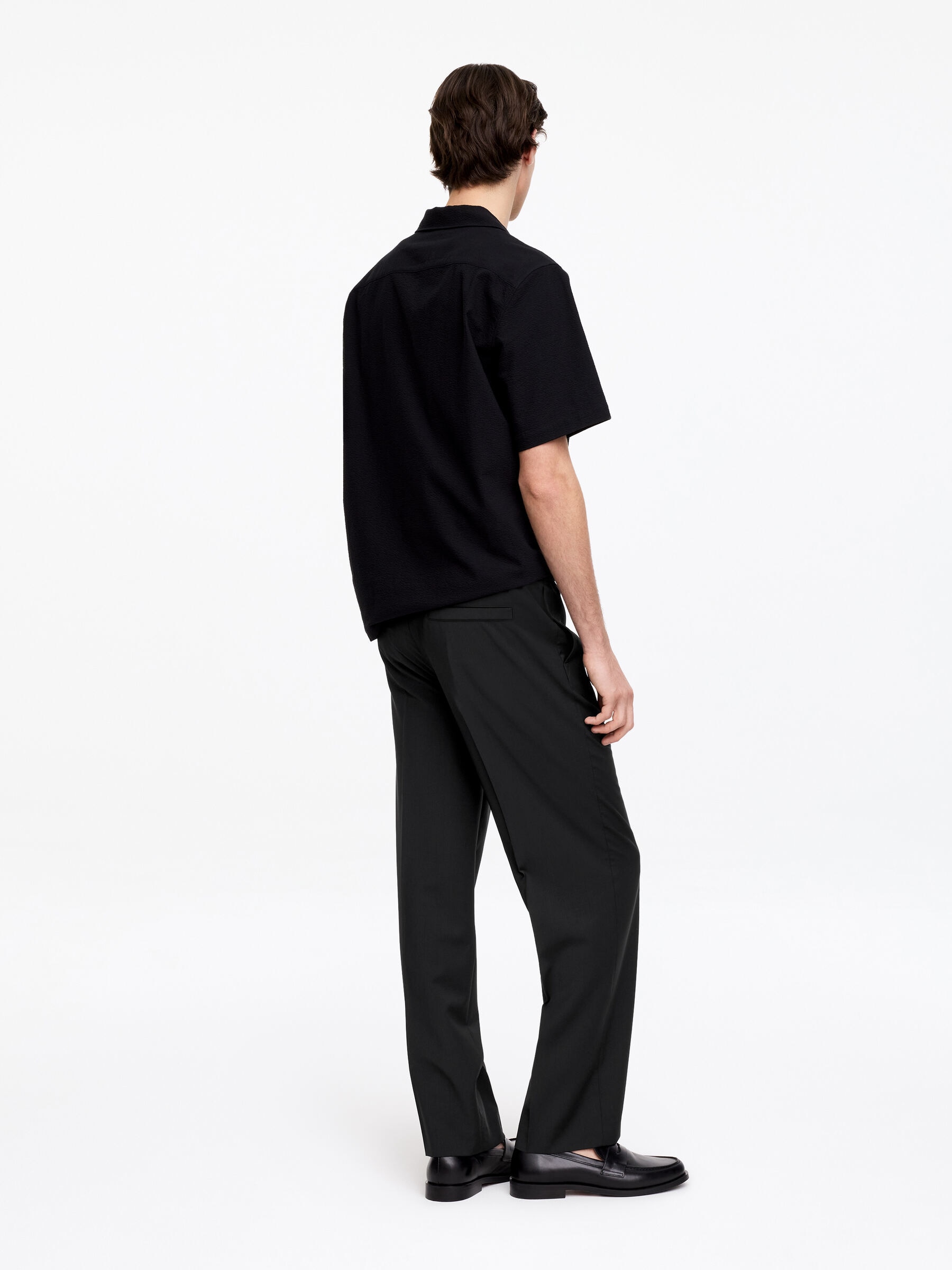 Weite Pull-on-Hose - Schwarz - Loose Fit - Men - StillMedia/Lookbook - 5