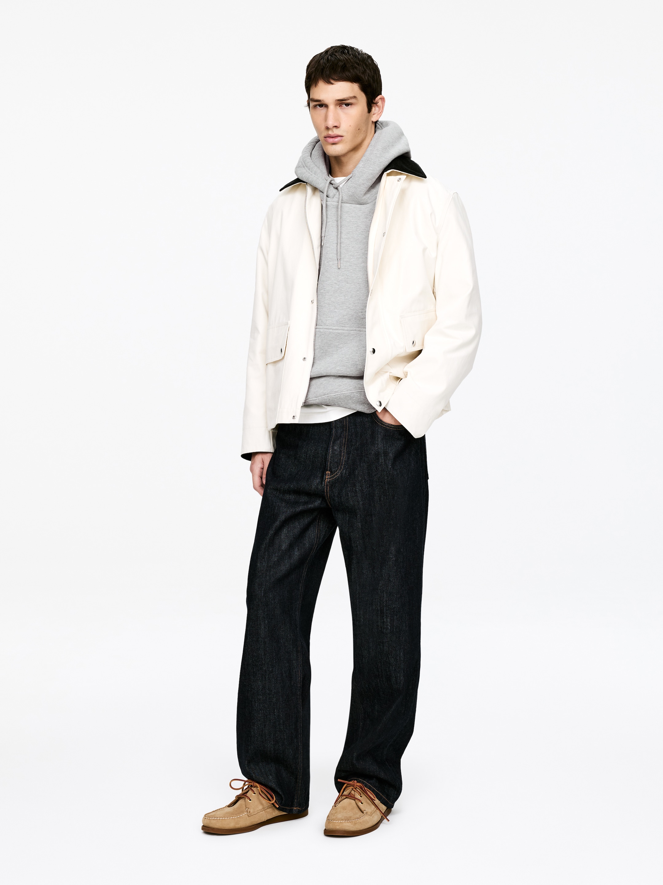 Bluza z kapturem - Szary melanż - Fason normalny - Men - StillMedia/Lookbook - 8