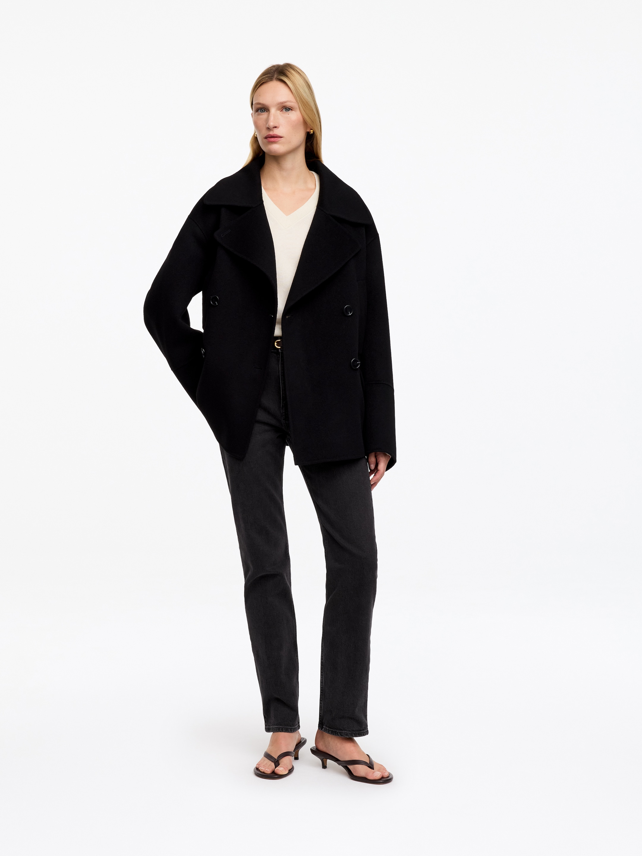 Jade Long Slim Jeans - Black - Slim fit - women - StillMedia/Lookbook - 5