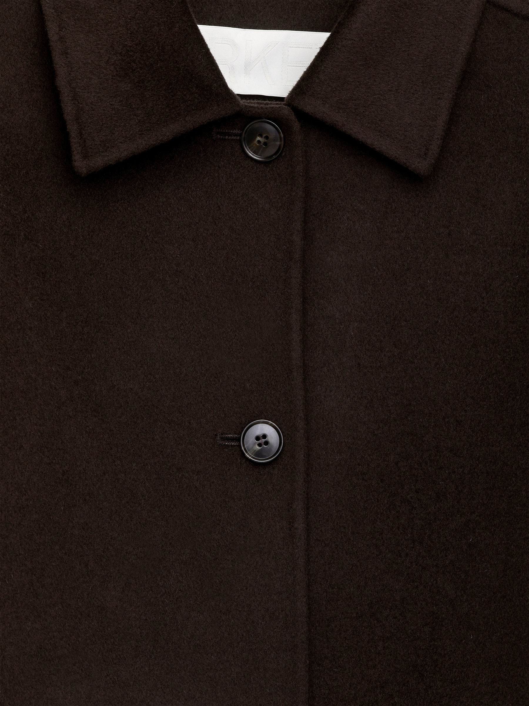 Doublé Wool-Blend Overshirt - Dark Brown - Regular fit - Women - StillMedia/DescriptiveDetail - 2