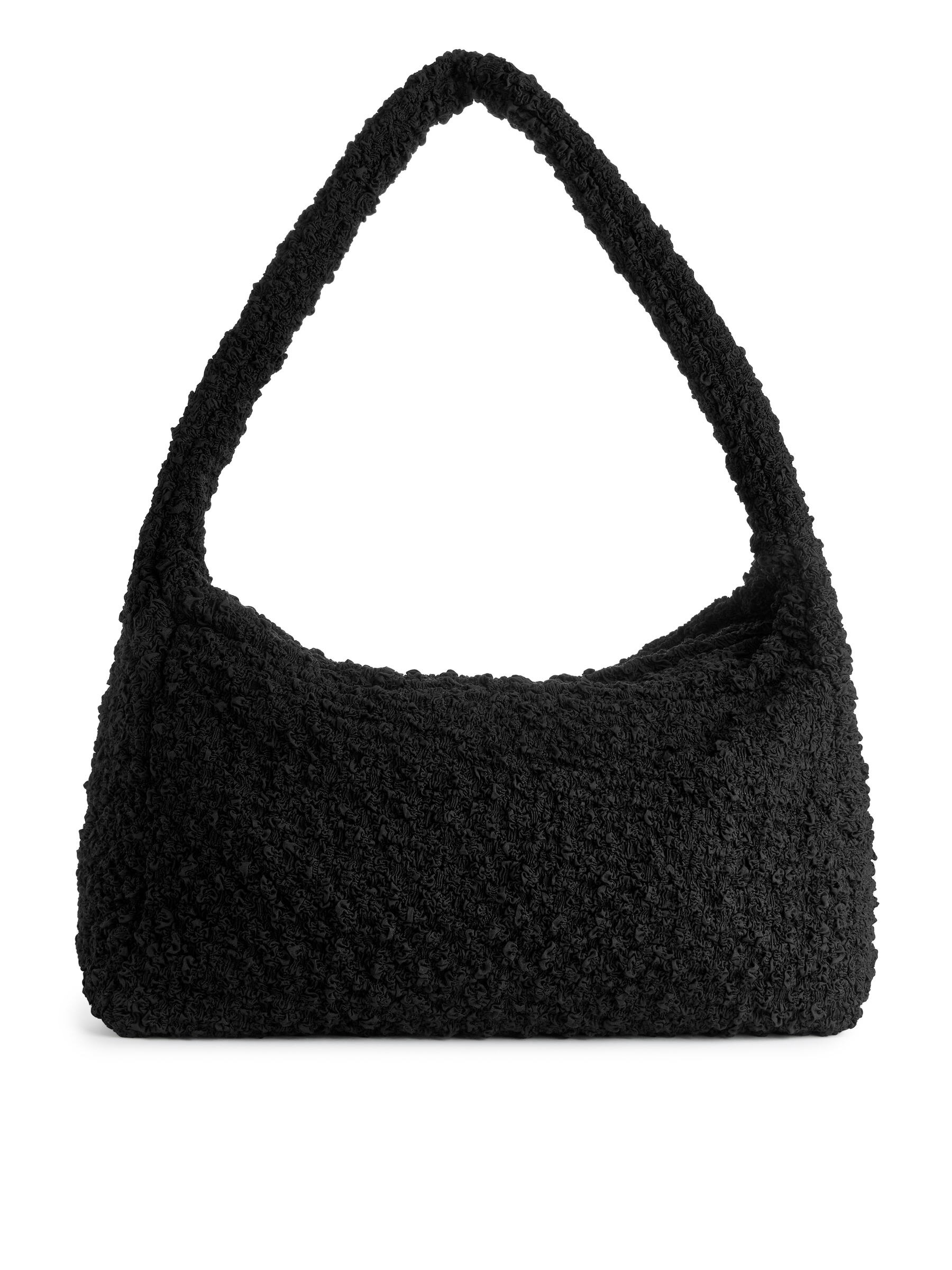 Borsa a spalla increspata - Nero - Women - StillMedia/DescriptiveStillLife - 6