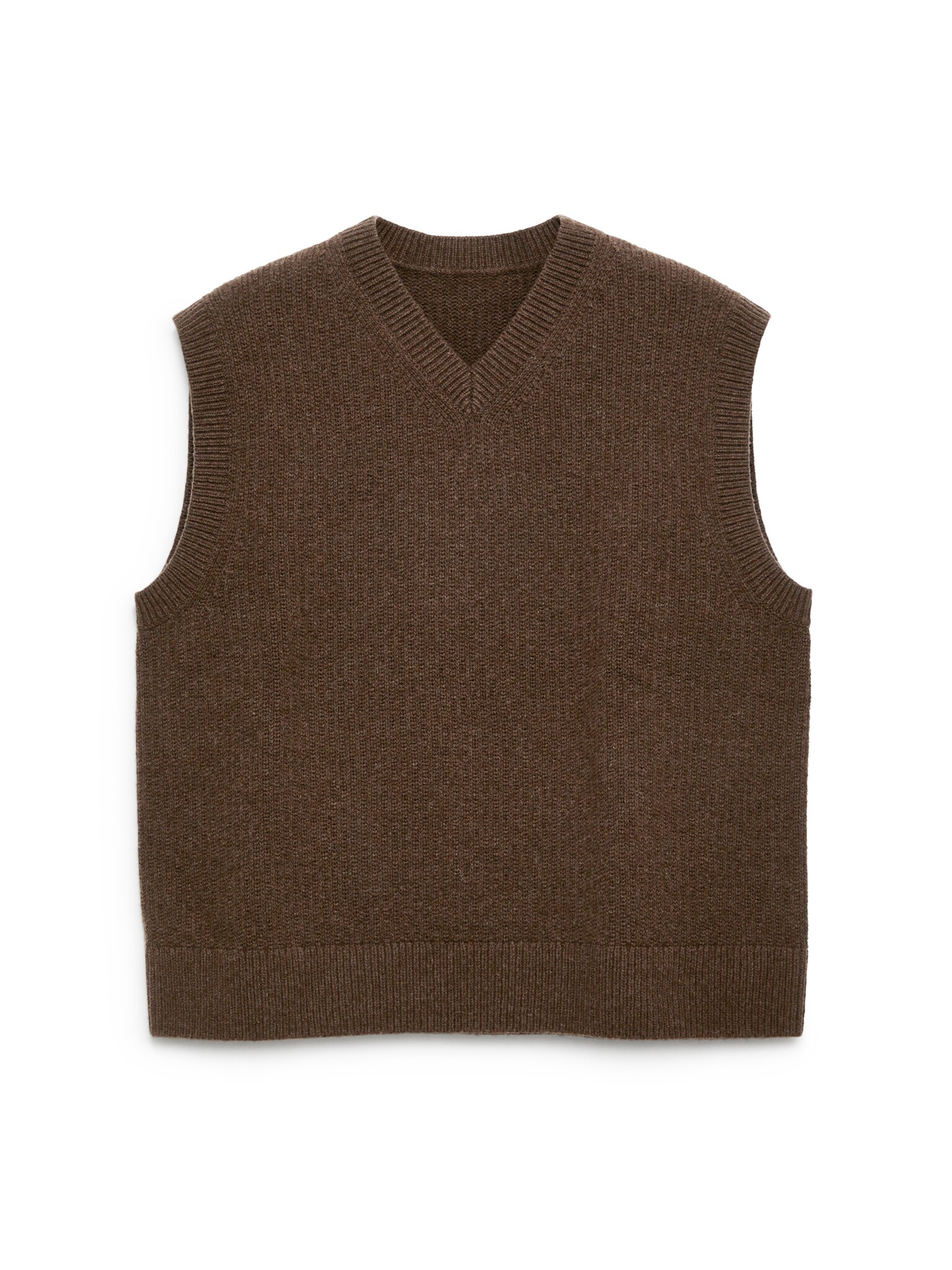 Nativa Wool Vest - Brown