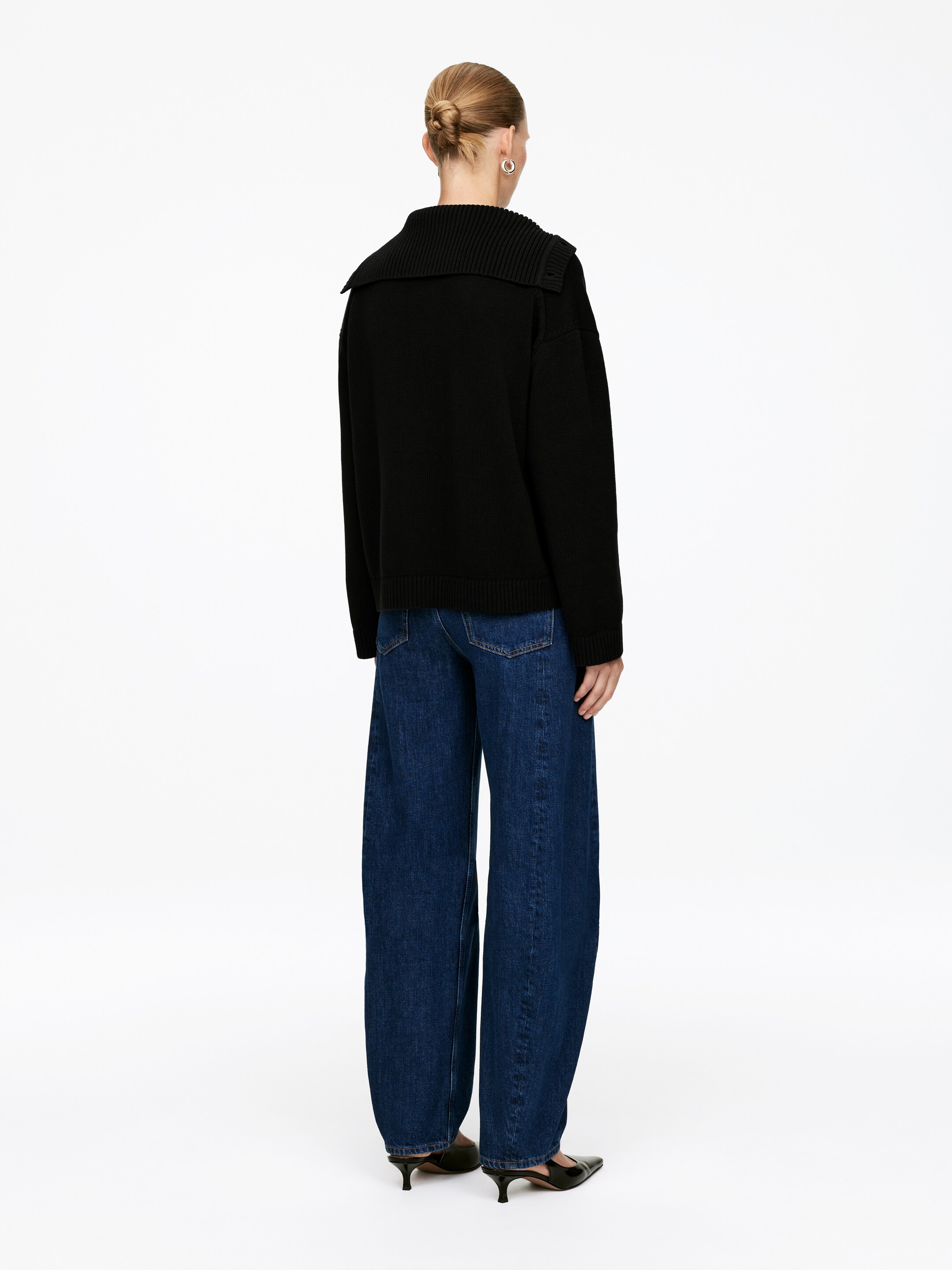 Nagyobb kép megtekintése: Magas nyakú pulóver - Fekete - NŐI | H&M HU 2