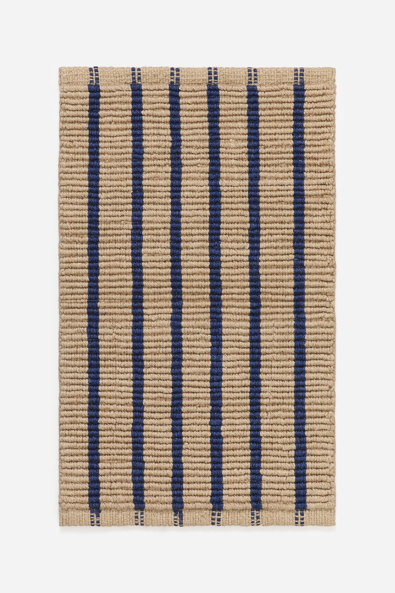 Jutowa wycieraczka - Niebieski/Beżowy