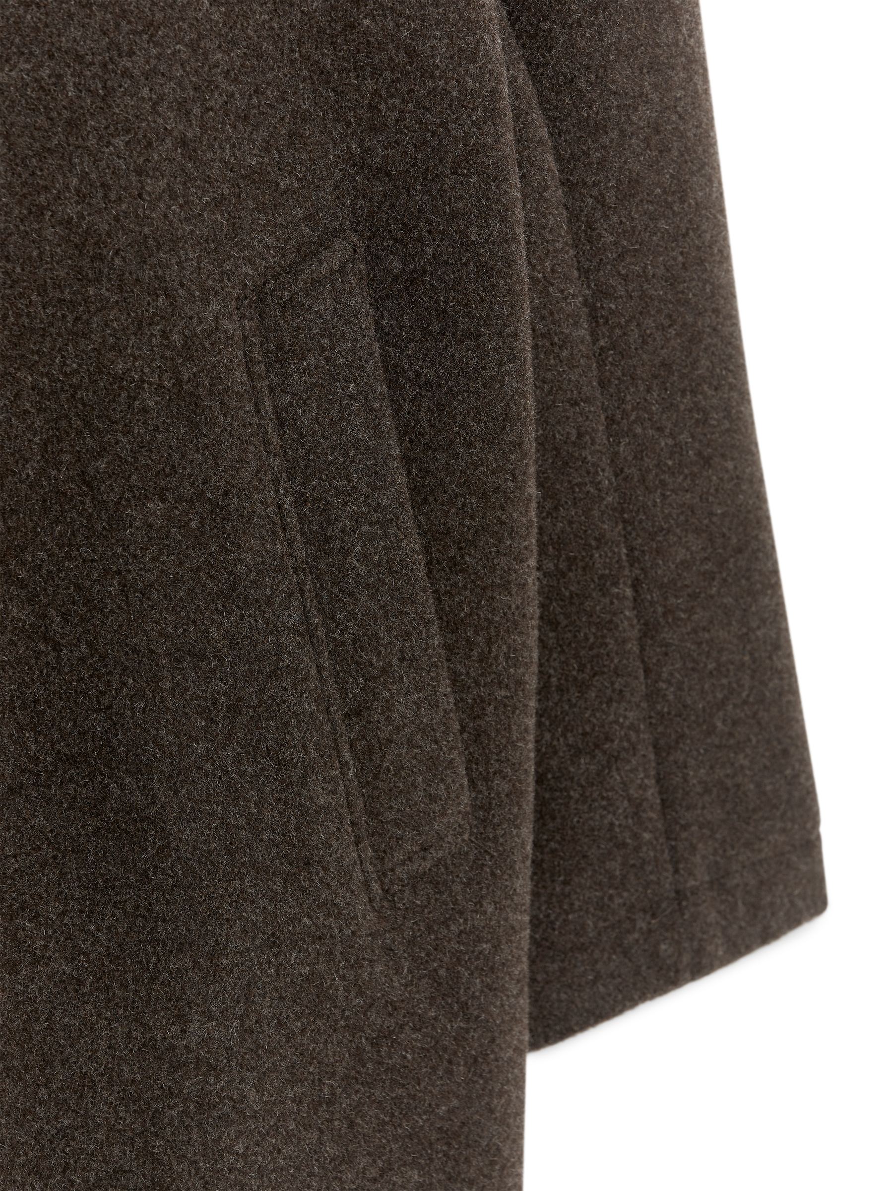 Dufflecoat mit Kapuze - Braun meliert - Regular Fit - Herren - StillMedia/DescriptiveDetail - 1