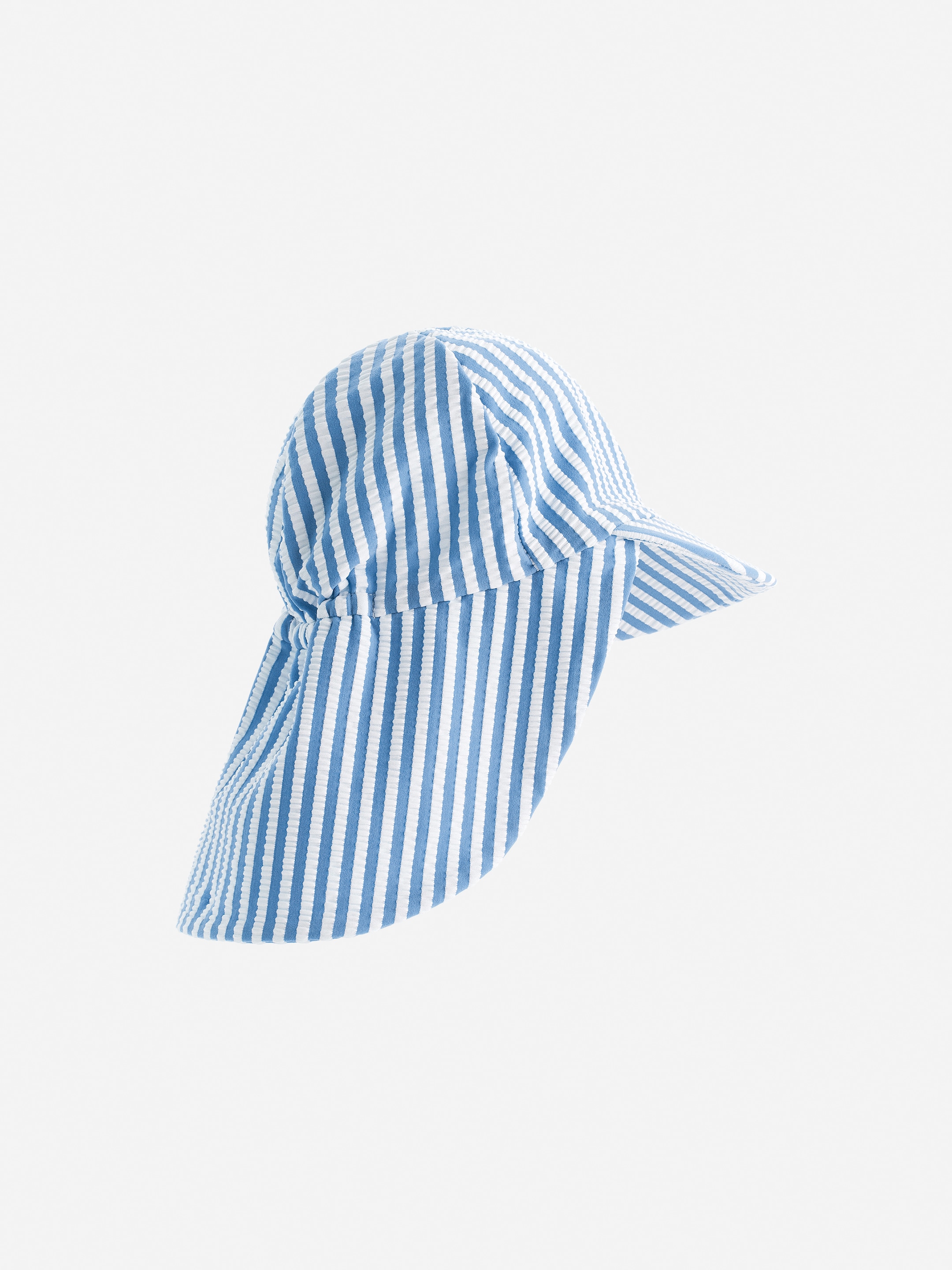 UPF 50 Swim Cap - Light Blue/Off White - Children - StillMedia/DescriptiveDetail - 2
