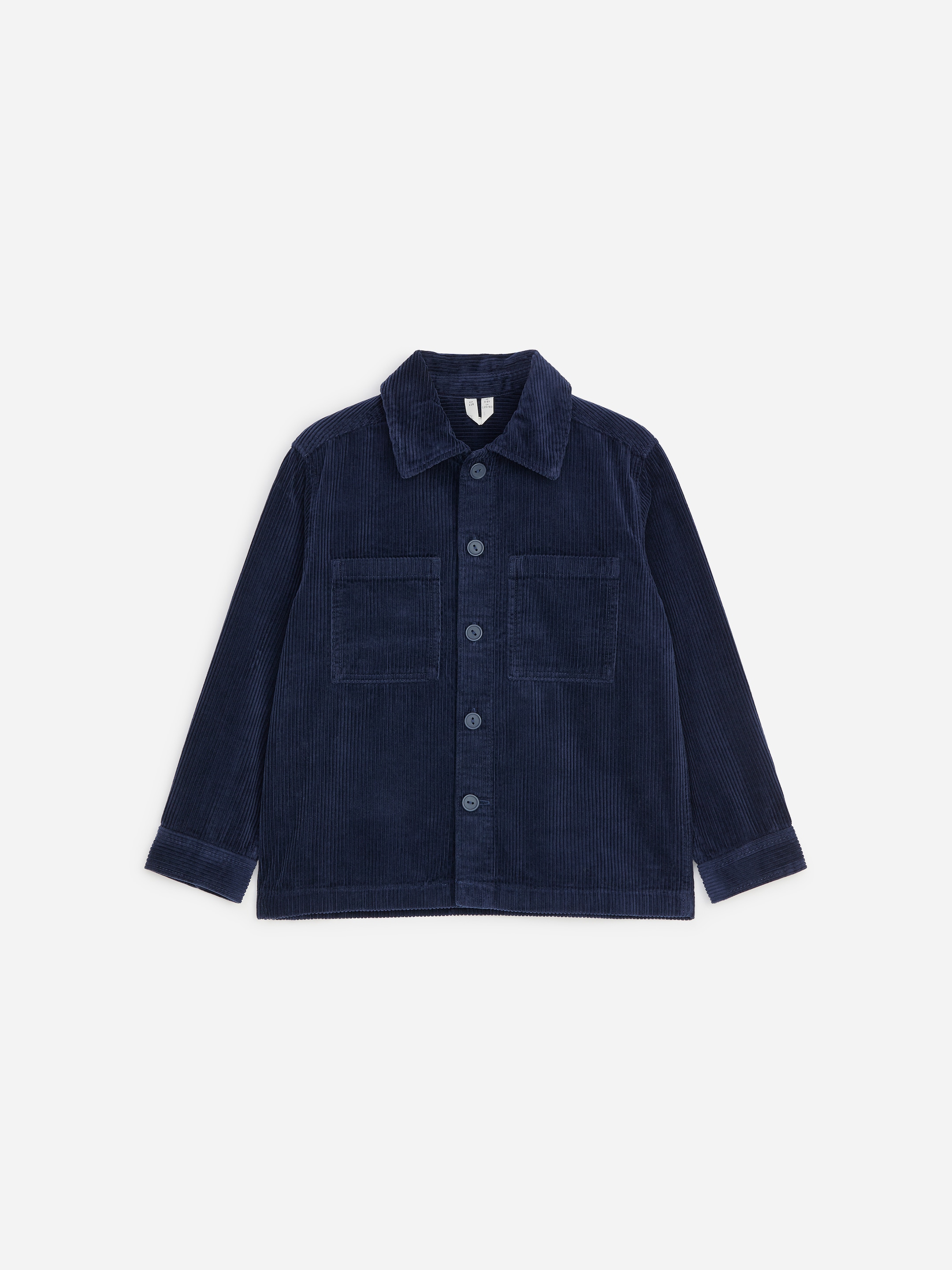 Corduroy Overshirt-Blue-20437