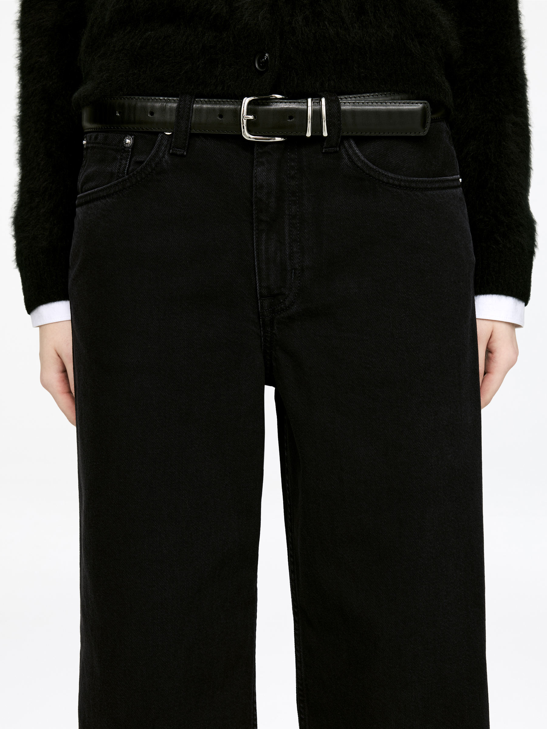 Jean large ample CLOUD - Noir - Relaxed fit - Femme - StillMedia/Lookbook - 5