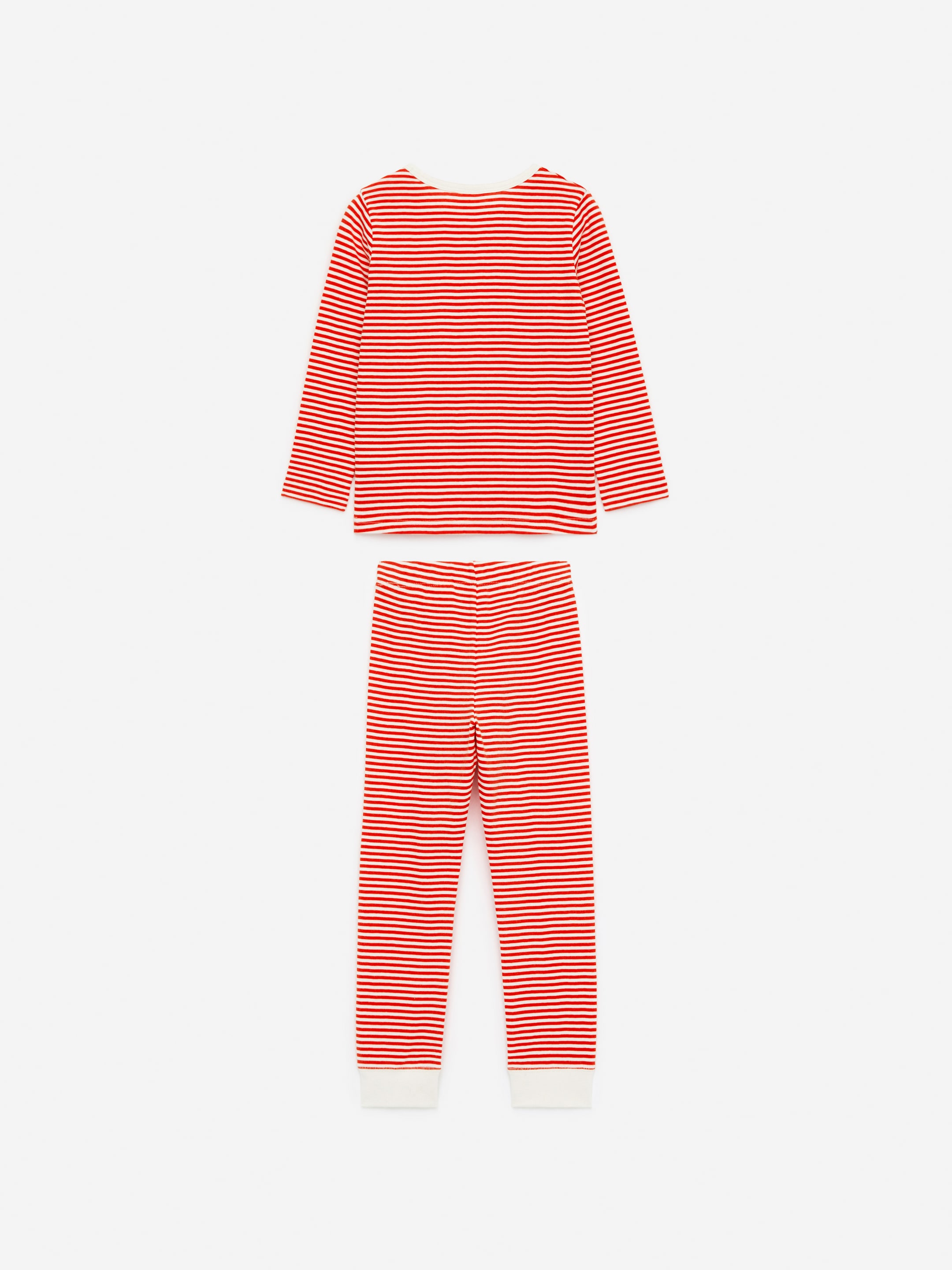 Jersey Pyjama Set - Red/Off White - Regular fit - children - StillMedia/DescriptiveStillLife - 2