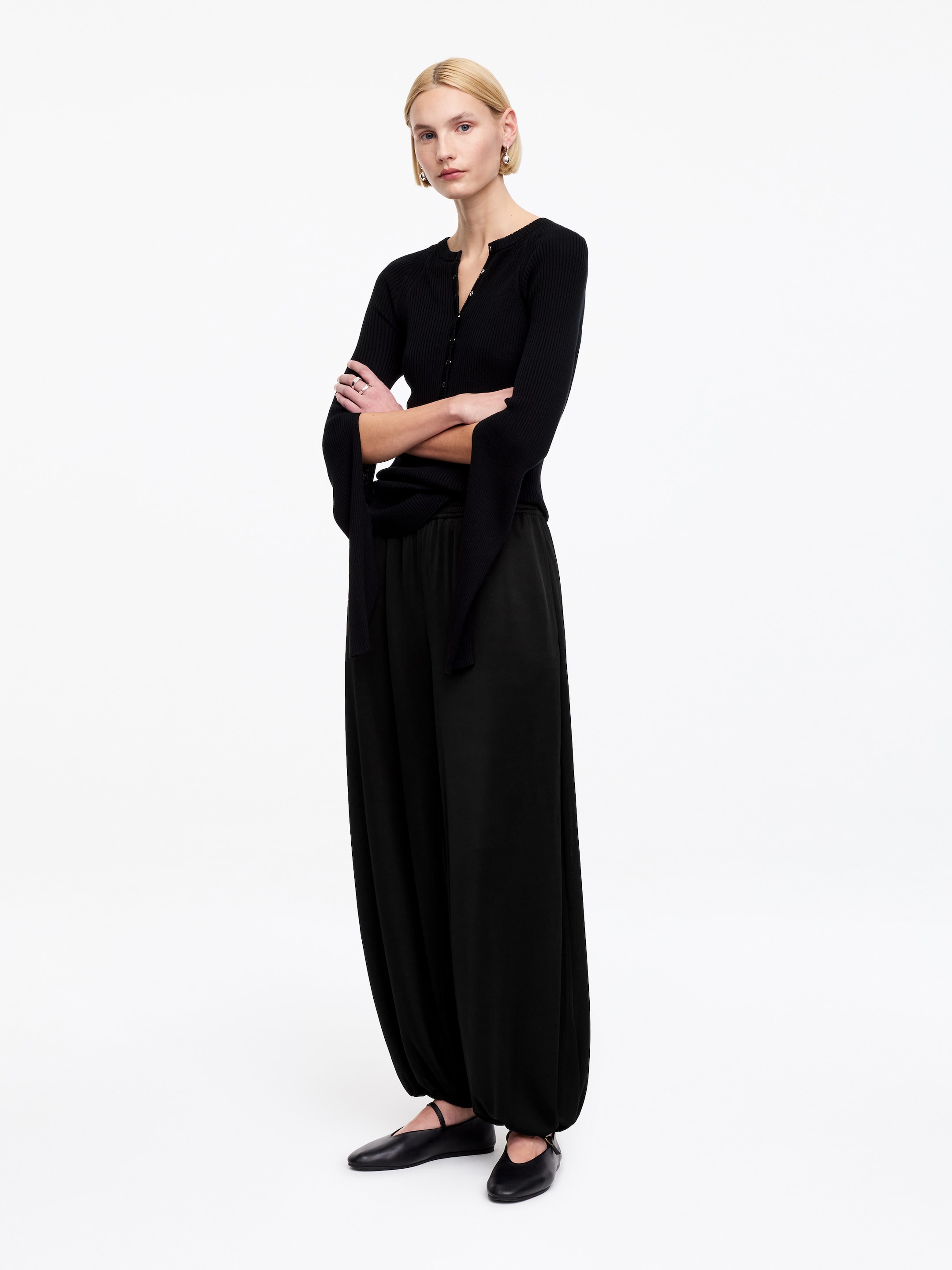 Ballongbyxor - Svart - Regular fit - Women - StillMedia/Lookbook - 7